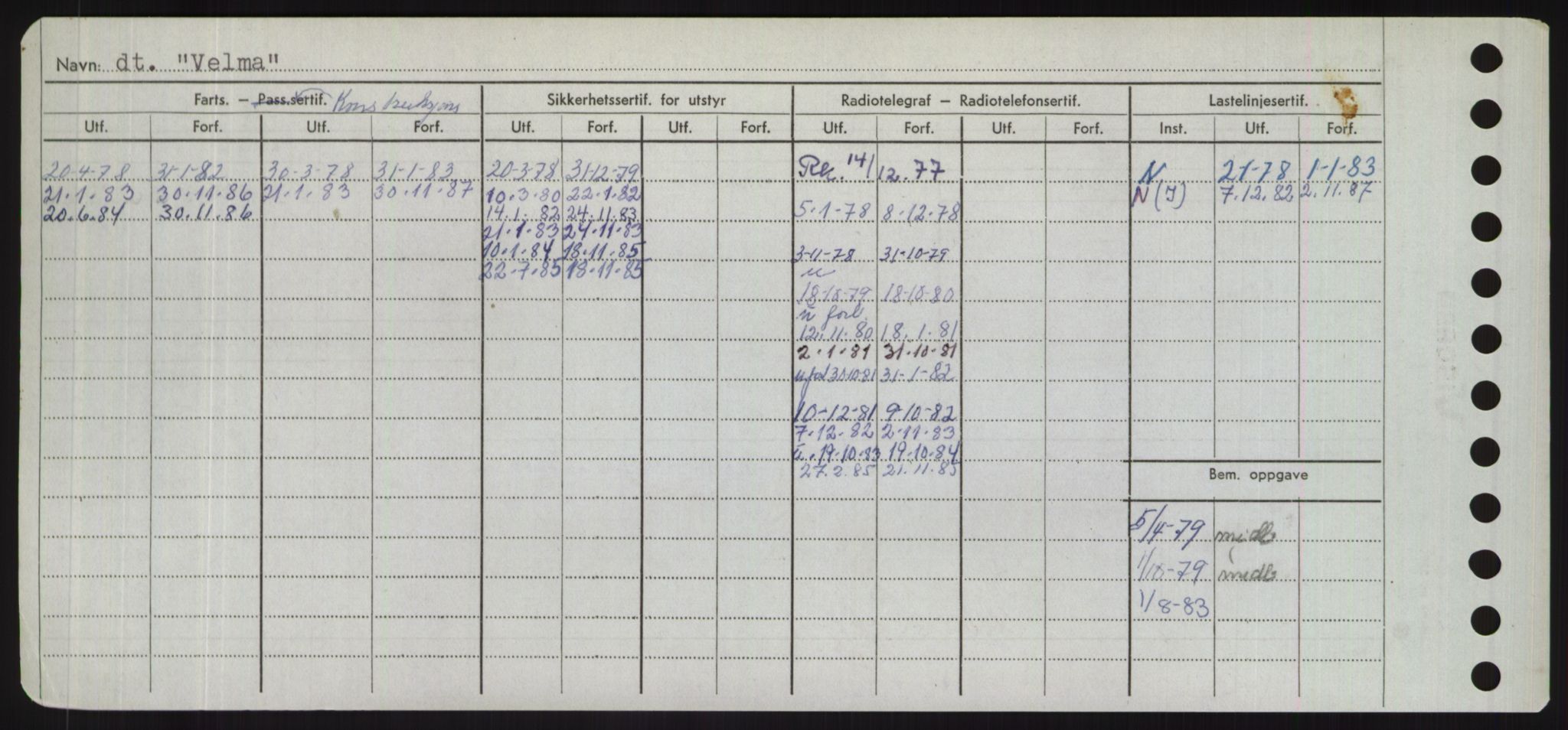 Sjøfartsdirektoratet med forløpere, Skipsmålingen, AV/RA-S-1627/H/Hd/L0040: Fartøy, U-Ve, p. 584