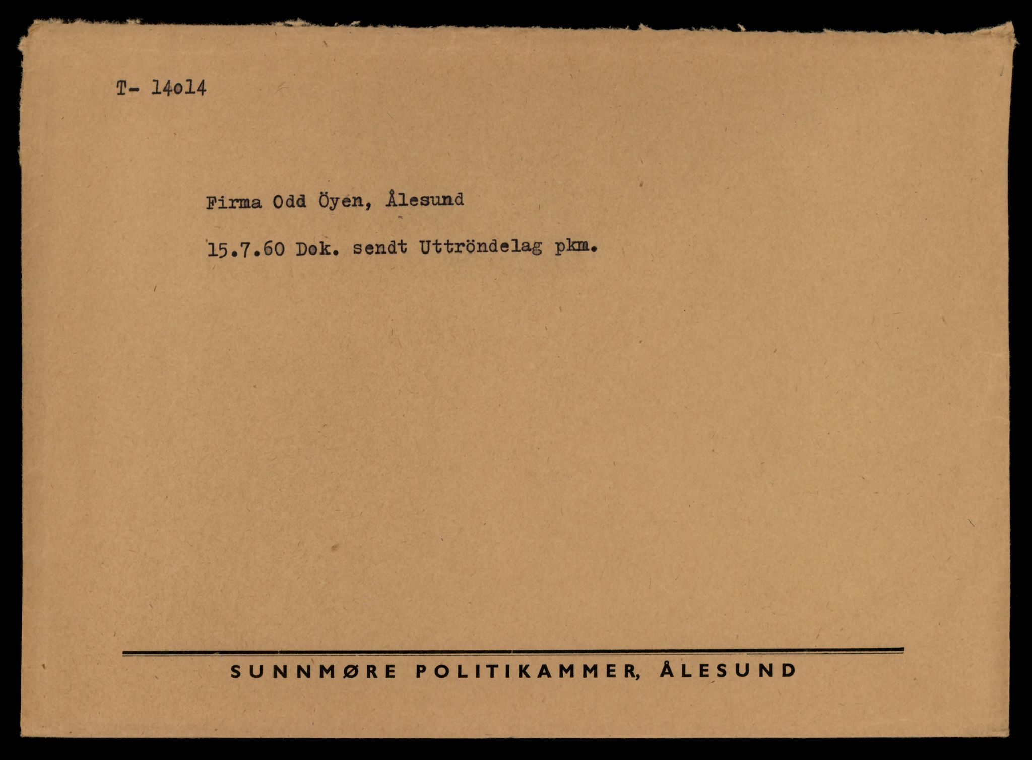 Møre og Romsdal vegkontor - Ålesund trafikkstasjon, AV/SAT-A-4099/F/Fe/L0042: Registreringskort for kjøretøy T 13906 - T 14079, 1927-1998, p. 1571