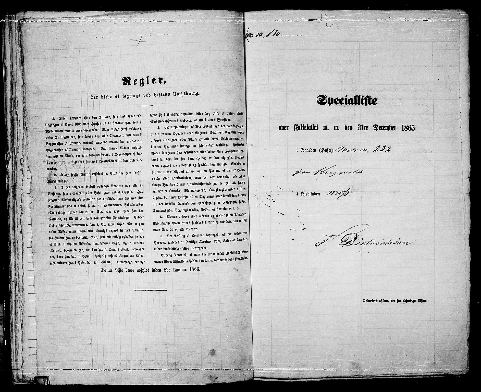 RA, 1865 census for Moss/Moss, 1865, p. 375