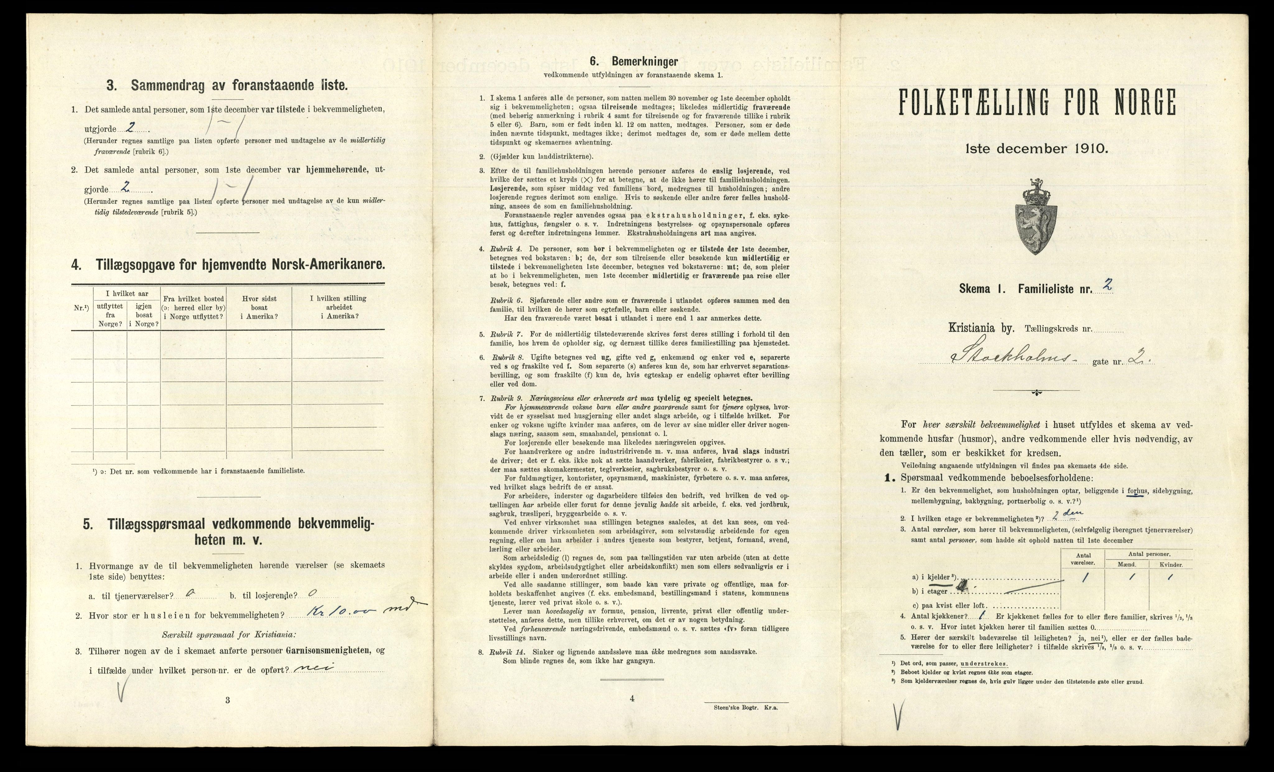 RA, 1910 census for Kristiania, 1910, p. 98677