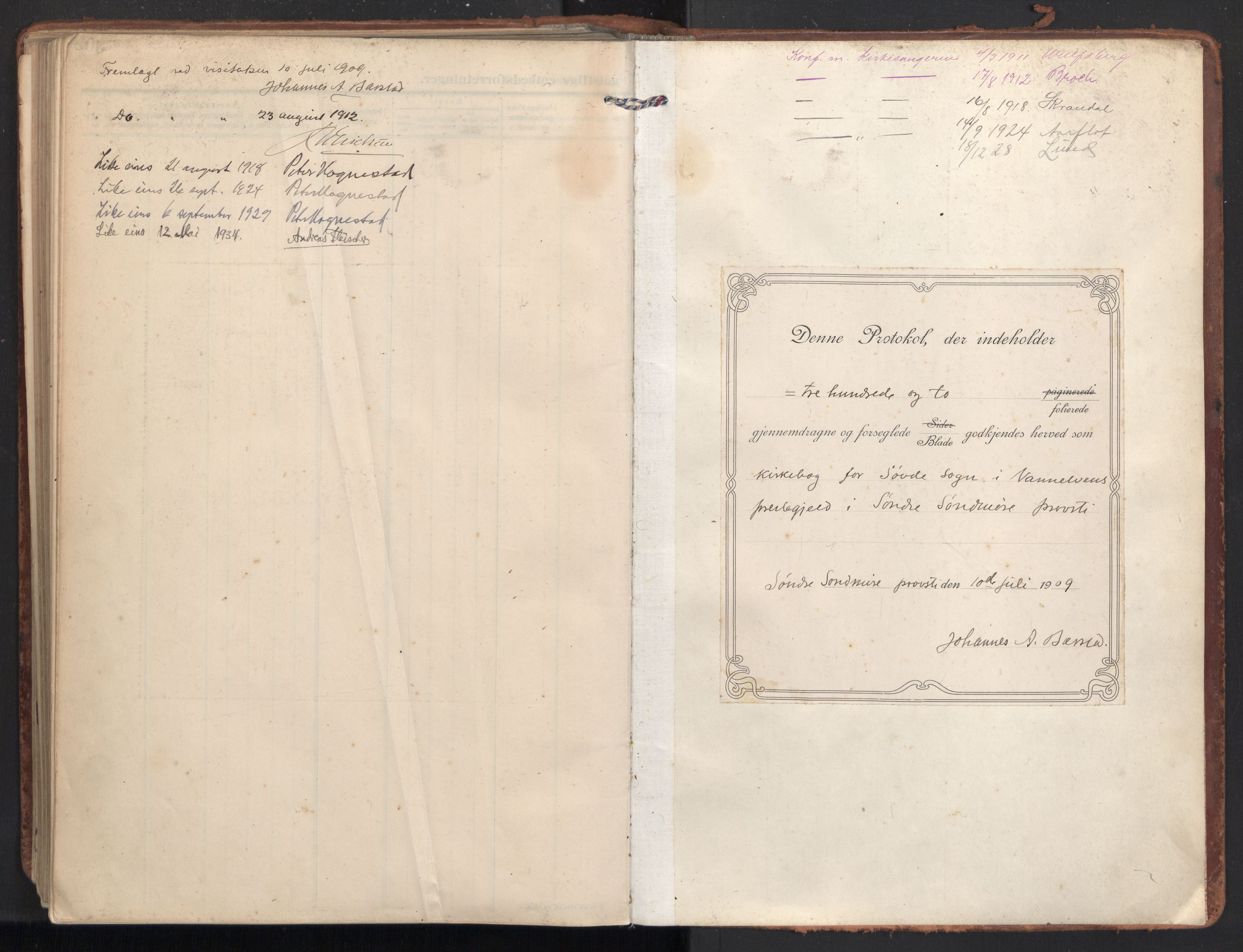Ministerialprotokoller, klokkerbøker og fødselsregistre - Møre og Romsdal, AV/SAT-A-1454/502/L0026: Parish register (official) no. 502A04, 1909-1933