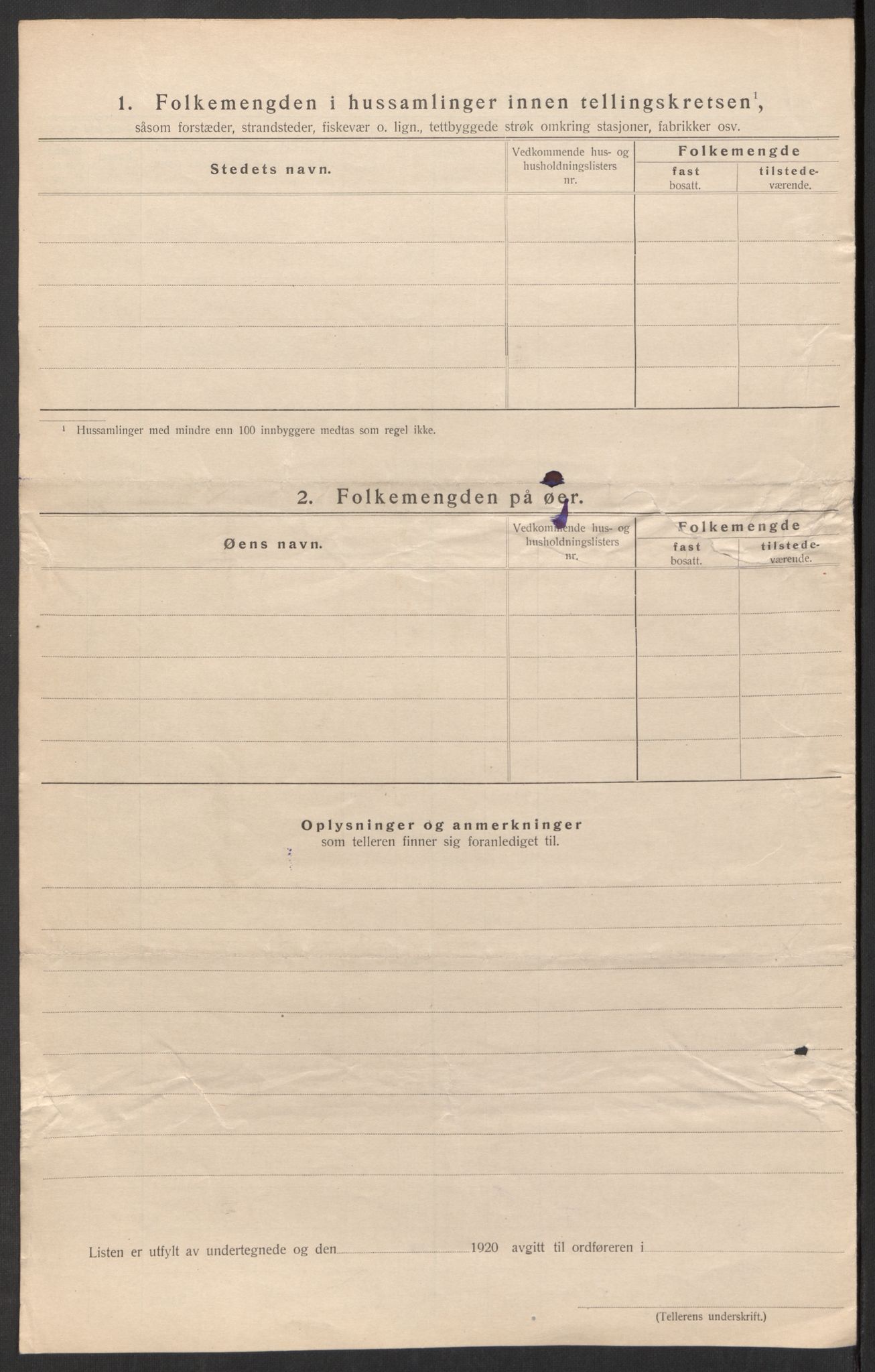 SAK, 1920 census for Bygland, 1920, p. 35