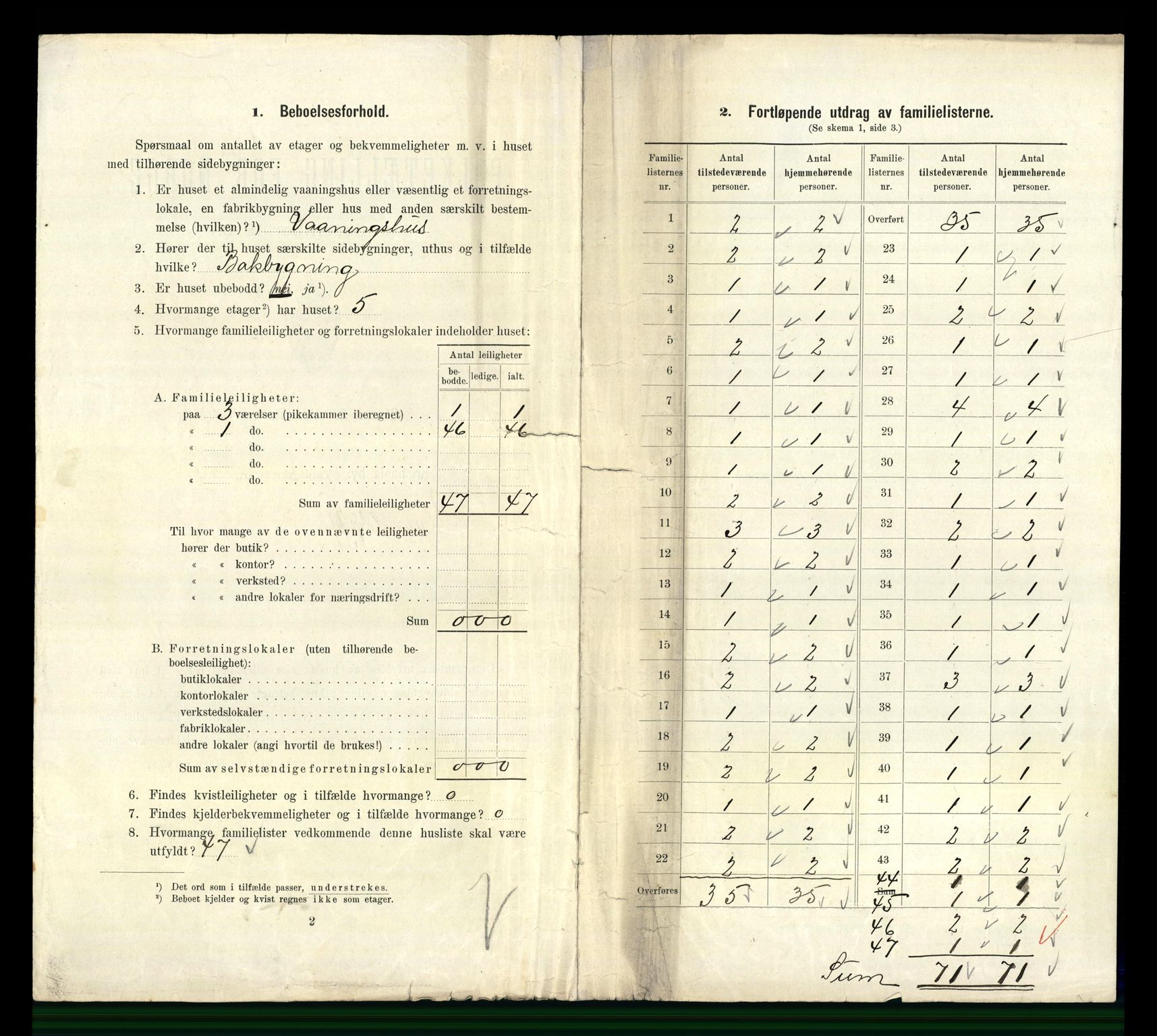 RA, 1910 census for Kristiania, 1910, p. 85434