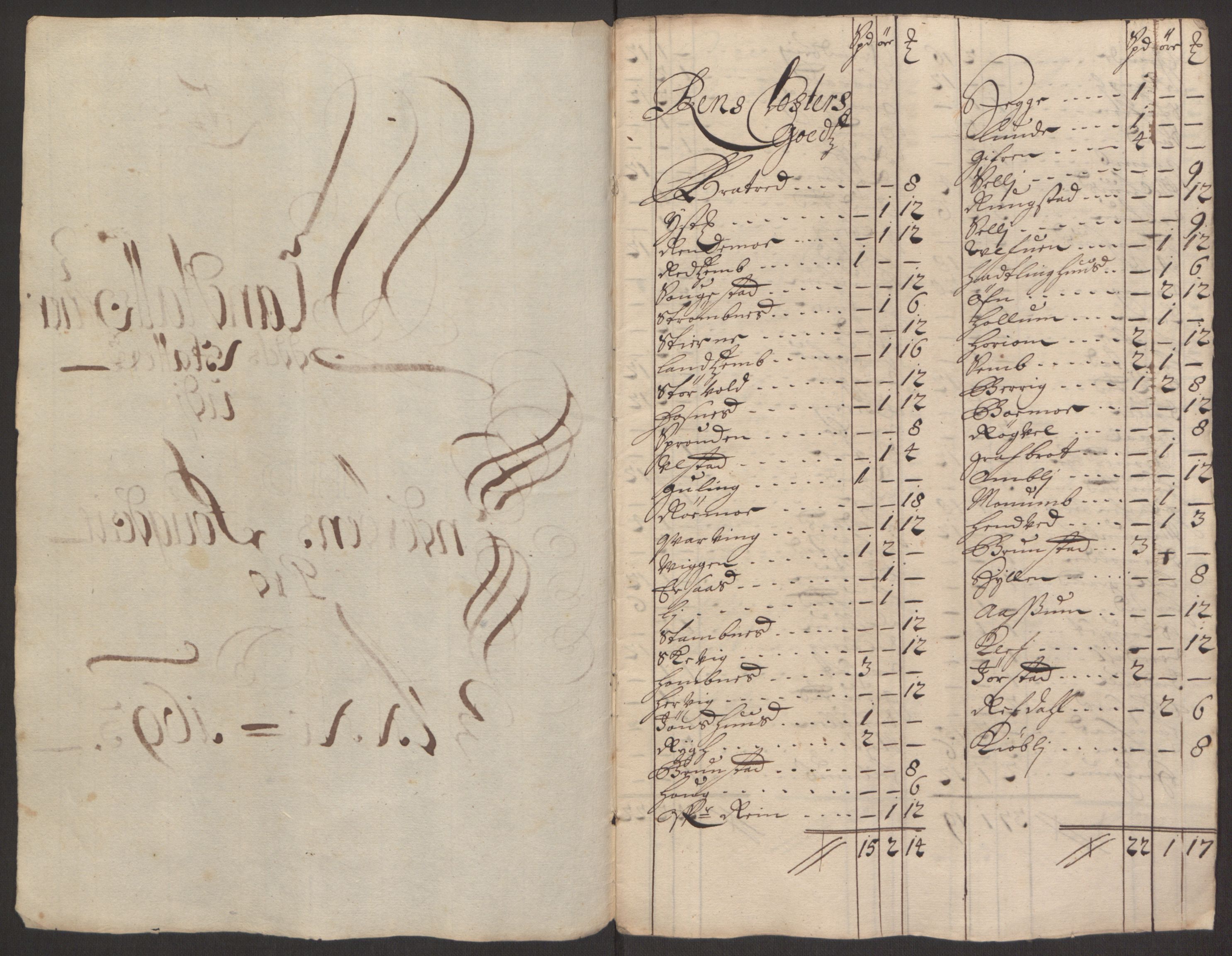 Rentekammeret inntil 1814, Reviderte regnskaper, Fogderegnskap, RA/EA-4092/R63/L4308: Fogderegnskap Inderøy, 1692-1694, p. 434