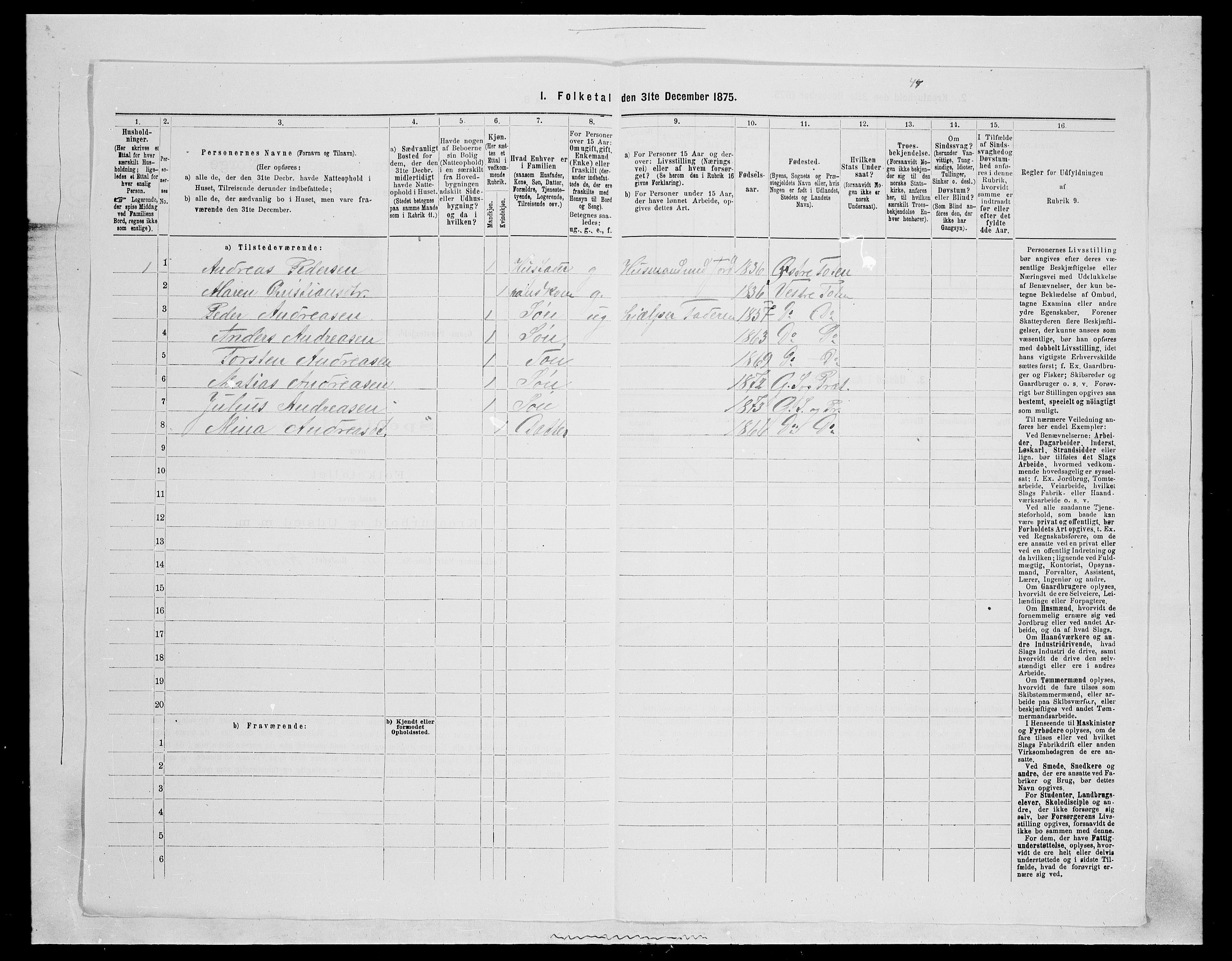 SAH, 1875 census for 0534P Gran, 1875, p. 2700