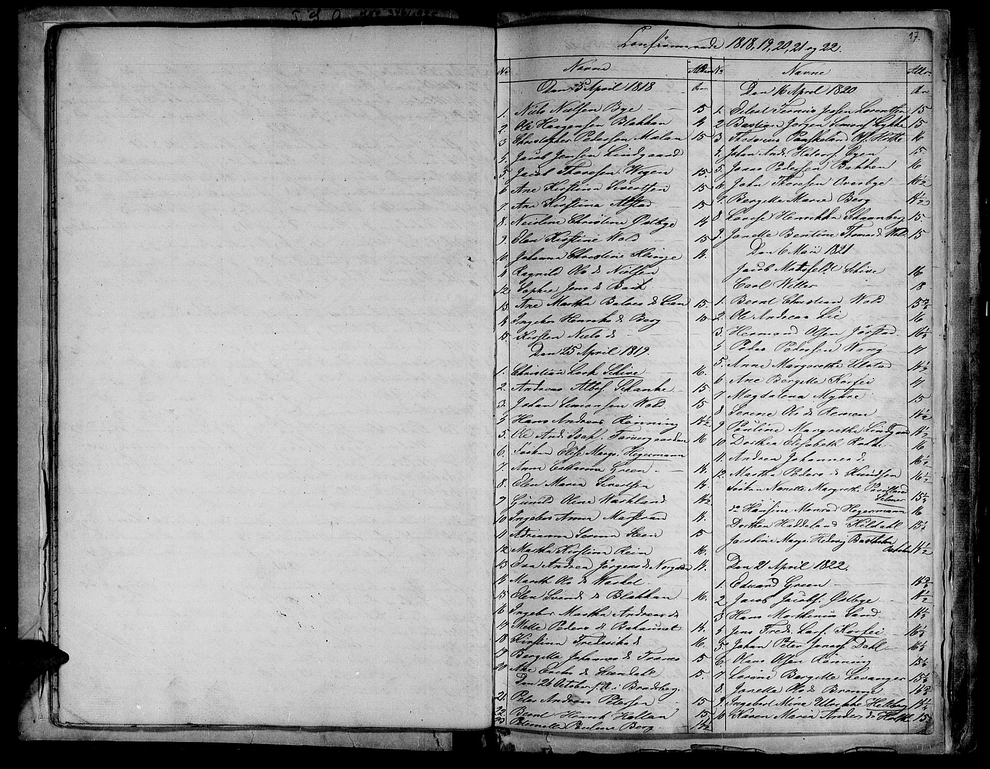Ministerialprotokoller, klokkerbøker og fødselsregistre - Sør-Trøndelag, SAT/A-1456/604/L0182: Parish register (official) no. 604A03, 1818-1850, p. 17