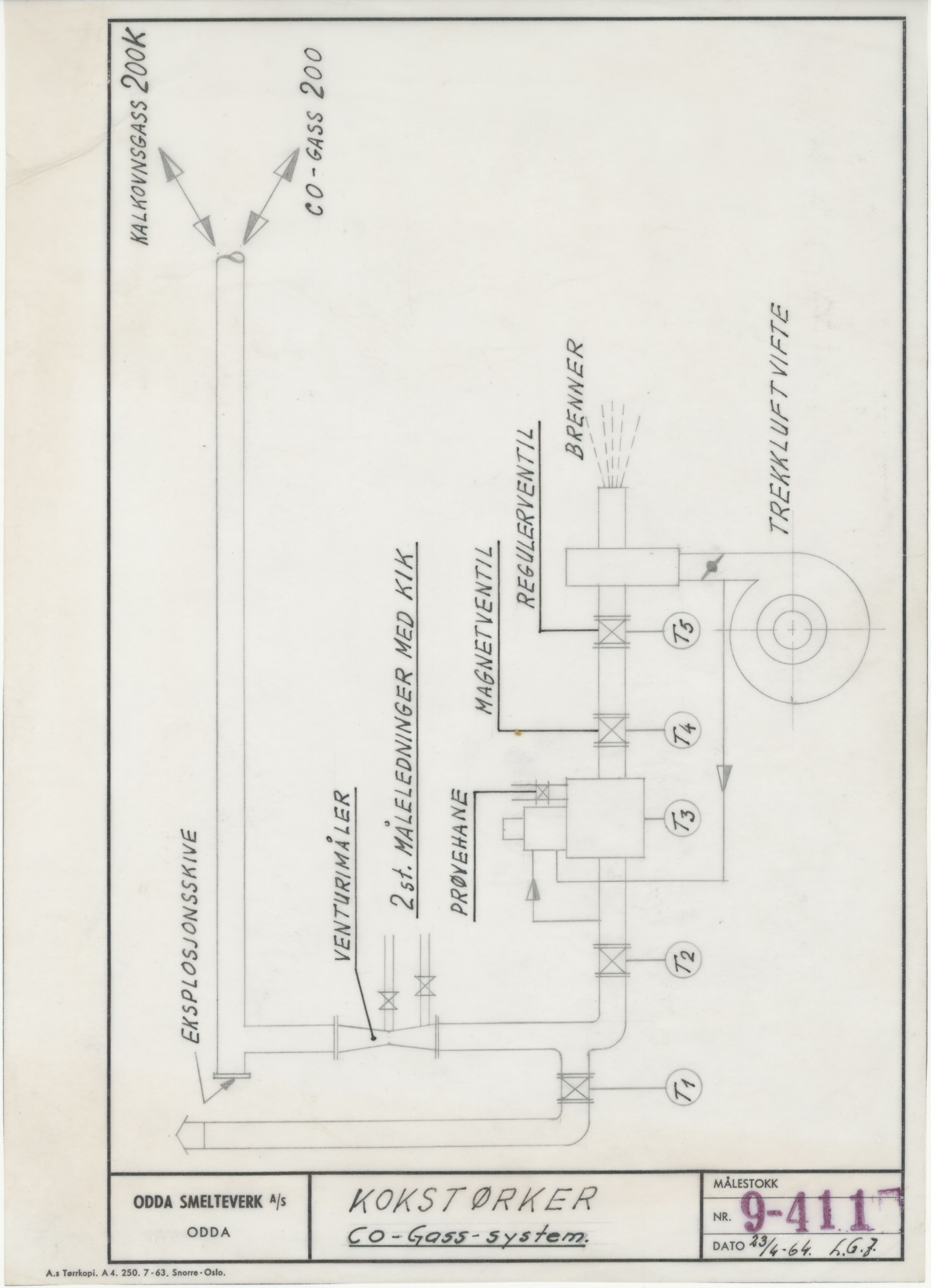 Odda smelteverk AS, KRAM/A-0157.1/T/Td/L0009: Gruppe 9. Blandingsrom og kokstørker, 1920-1970, p. 594