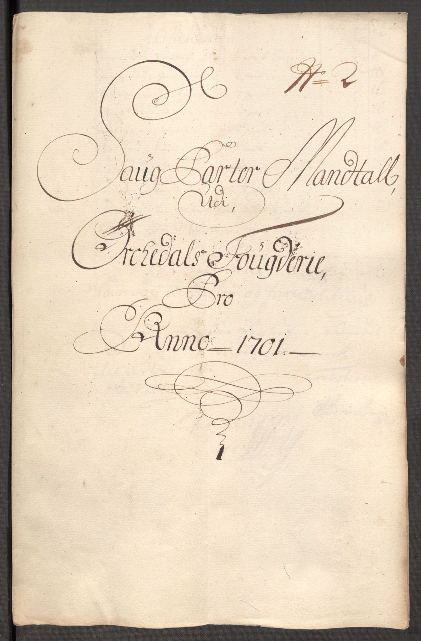 Rentekammeret inntil 1814, Reviderte regnskaper, Fogderegnskap, AV/RA-EA-4092/R60/L3951: Fogderegnskap Orkdal og Gauldal, 1701, p. 79