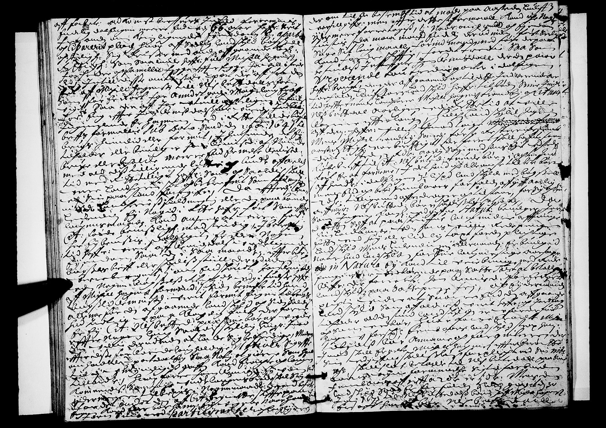 Lier, Røyken og Hurum sorenskriveri, SAKO/A-89/F/Fa/L0020: Tingbok, 1679, p. 43