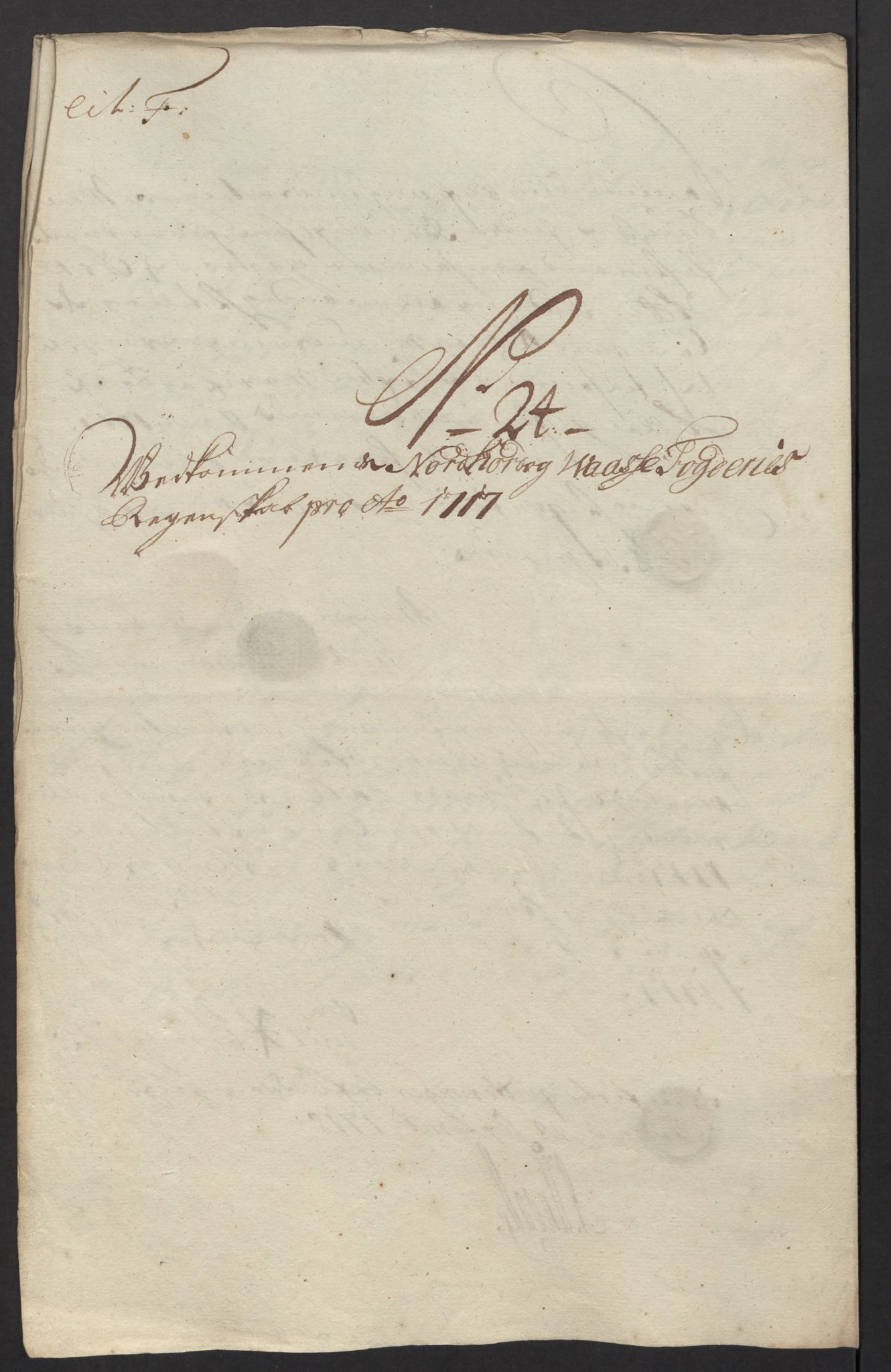 Rentekammeret inntil 1814, Reviderte regnskaper, Fogderegnskap, AV/RA-EA-4092/R51/L3201: Fogderegnskap Nordhordland og Voss, 1717, p. 128