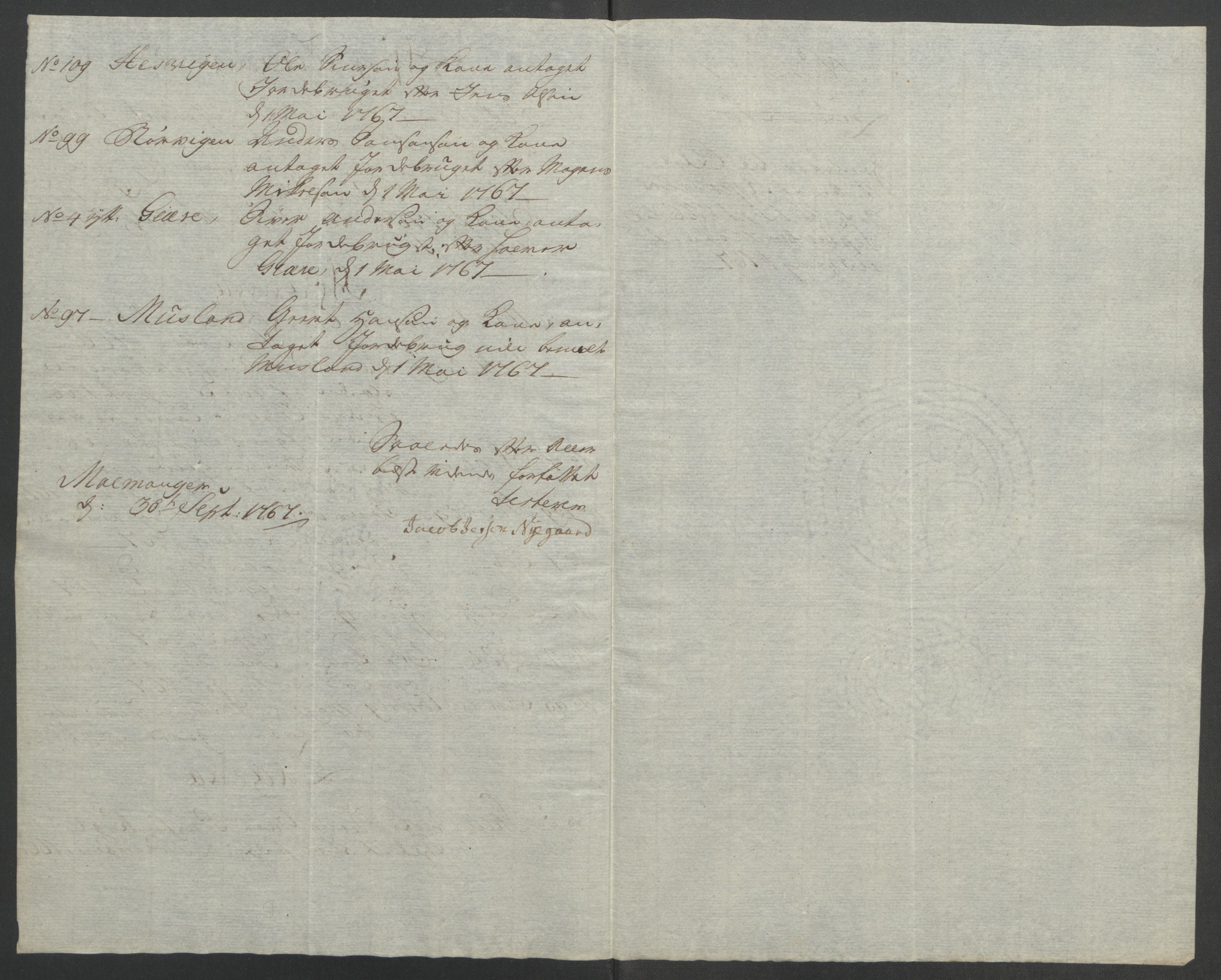 Rentekammeret inntil 1814, Reviderte regnskaper, Fogderegnskap, RA/EA-4092/R49/L3157: Ekstraskatten Rosendal Baroni, 1762-1772, p. 180