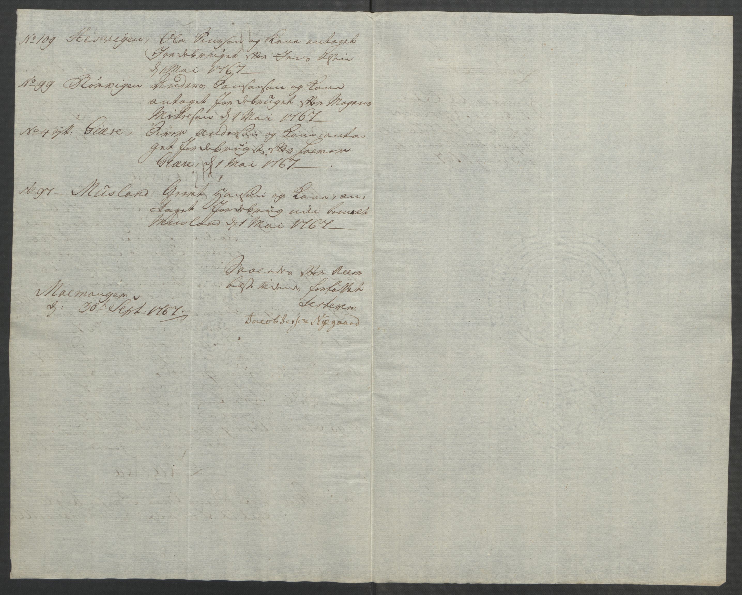 Rentekammeret inntil 1814, Reviderte regnskaper, Fogderegnskap, AV/RA-EA-4092/R49/L3157: Ekstraskatten Rosendal Baroni, 1762-1772, p. 180