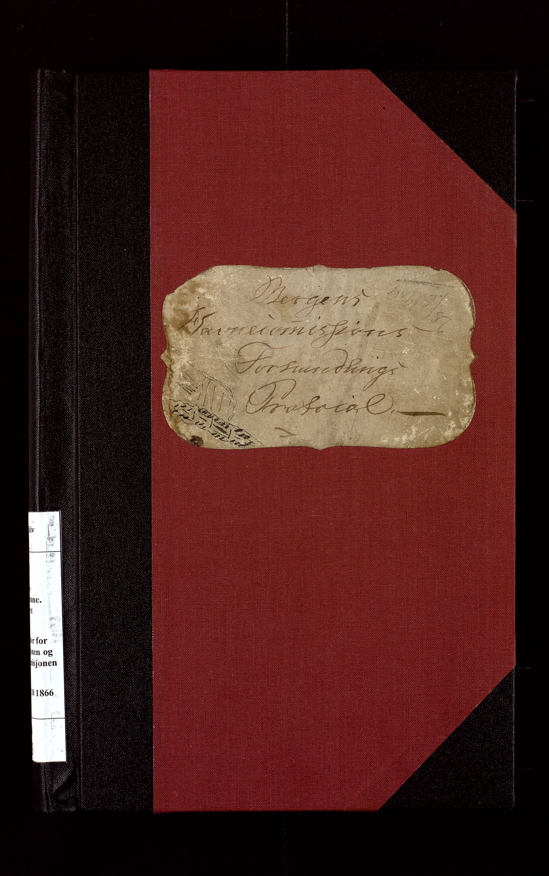 Bergen kommune. Havnestyret, BBA/A-0740/A/Aa/Aaa/L0003: Møtebok, 1819-1866