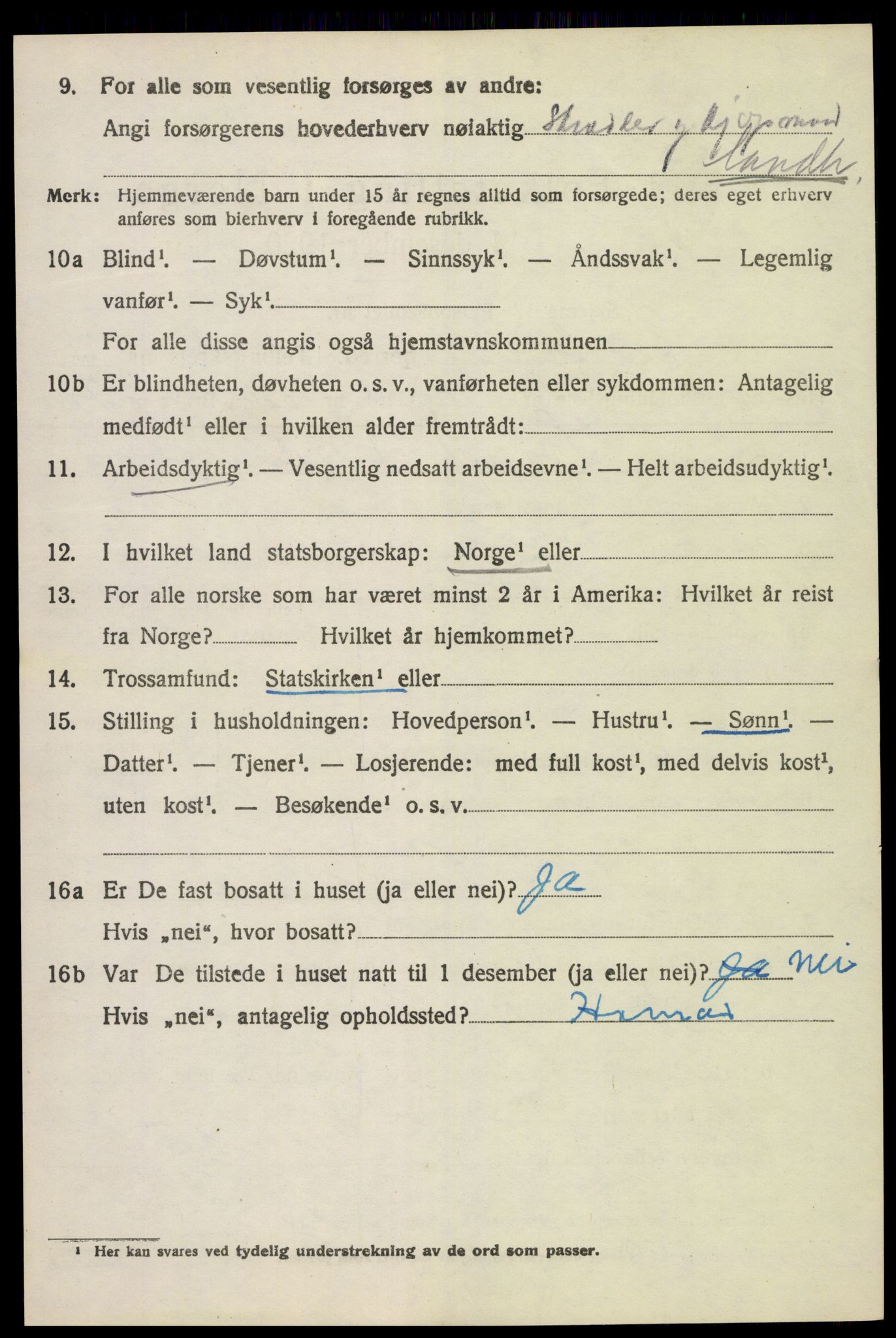 SAH, 1920 census for Løten, 1920, p. 7148