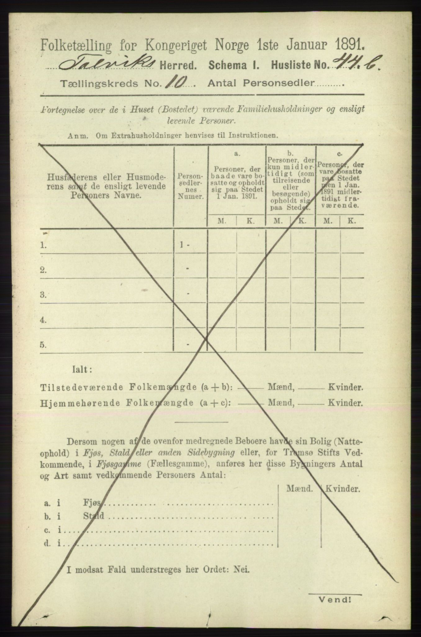RA, 1891 census for 2013 Talvik, 1891, p. 2326