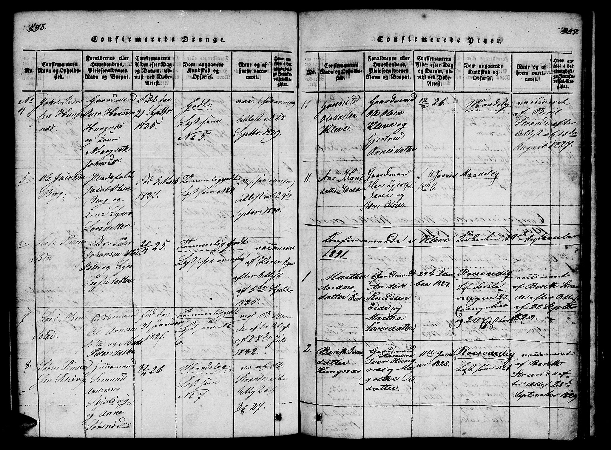 Ministerialprotokoller, klokkerbøker og fødselsregistre - Møre og Romsdal, SAT/A-1454/557/L0679: Parish register (official) no. 557A01, 1818-1843, p. 538-539