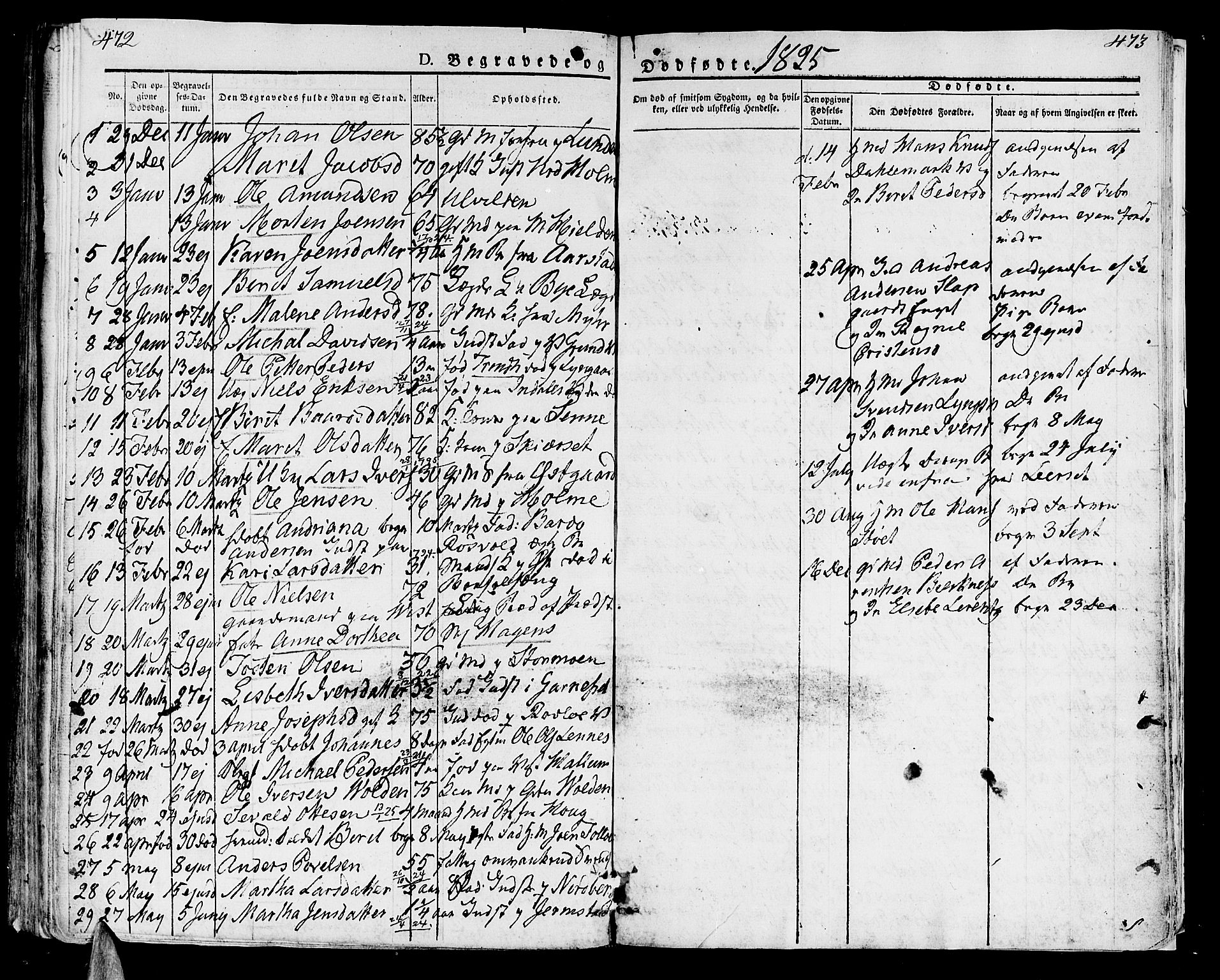Ministerialprotokoller, klokkerbøker og fødselsregistre - Nord-Trøndelag, SAT/A-1458/723/L0237: Parish register (official) no. 723A06, 1822-1830, p. 472-473