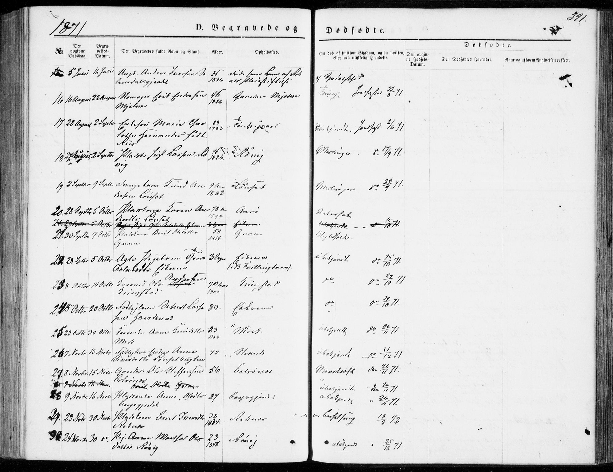 Ministerialprotokoller, klokkerbøker og fødselsregistre - Møre og Romsdal, AV/SAT-A-1454/555/L0655: Parish register (official) no. 555A05, 1869-1886, p. 391