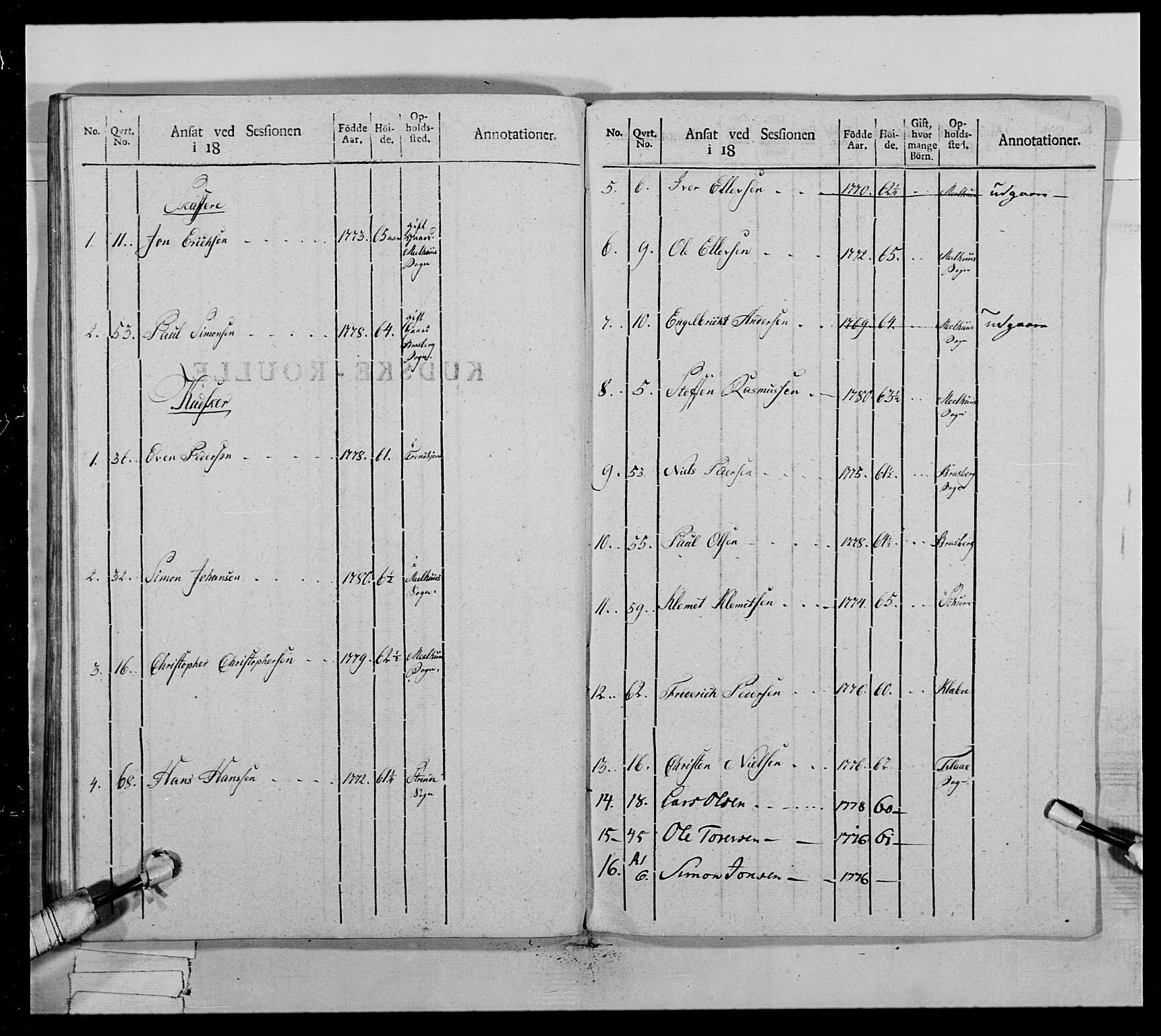 Generalitets- og kommissariatskollegiet, Det kongelige norske kommissariatskollegium, AV/RA-EA-5420/E/Eh/L0022a: Trondheimske dragonregiment, 1804-1807, p. 311
