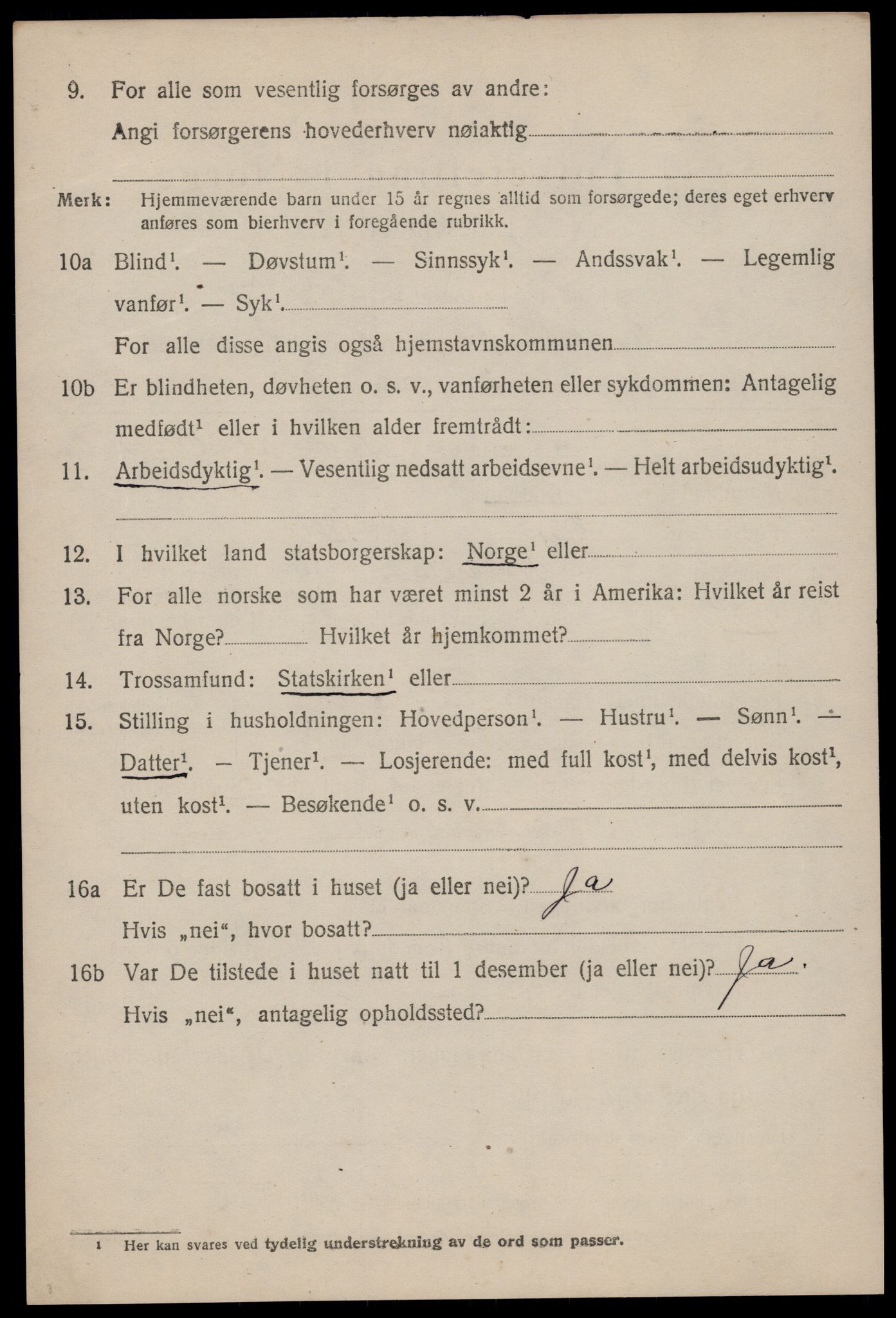 SAST, 1920 census for Heskestad, 1920, p. 1846