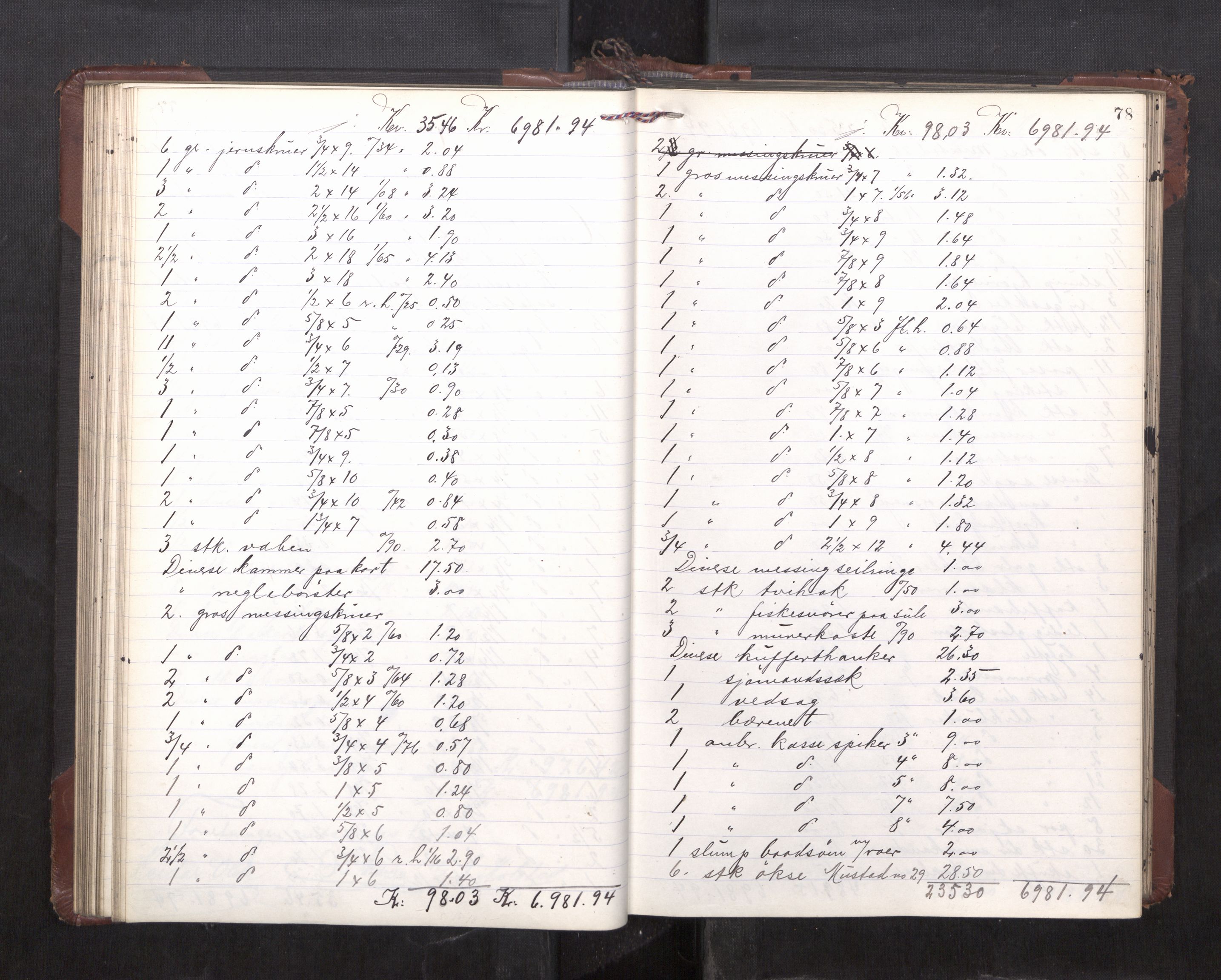 Trondheim byfogd, AV/SAT-A-0003/1/3/3C/L0036: Skifteregistreringsprotokoll - 14/4-24/9. (u/ register), 1915-1918, p. 78