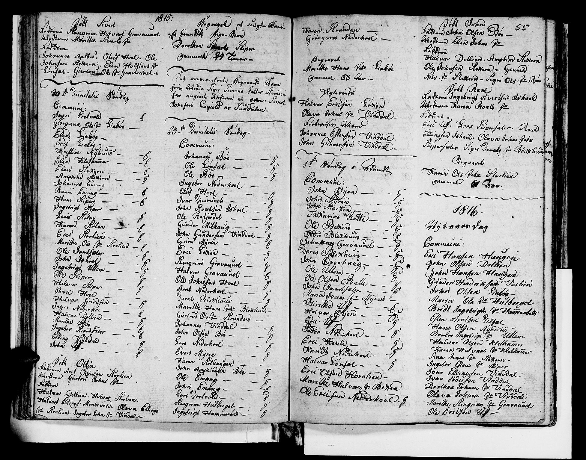 Ministerialprotokoller, klokkerbøker og fødselsregistre - Sør-Trøndelag, SAT/A-1456/679/L0921: Parish register (copy) no. 679C01, 1792-1840, p. 55