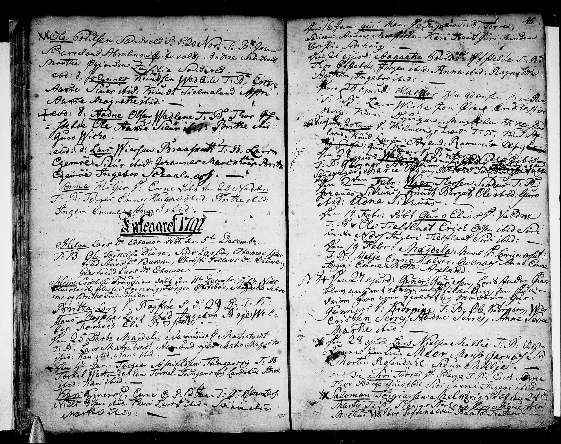 Skånevik sokneprestembete, SAB/A-77801/H/Haa: Parish register (official) no. A 2, 1790-1824, p. 45