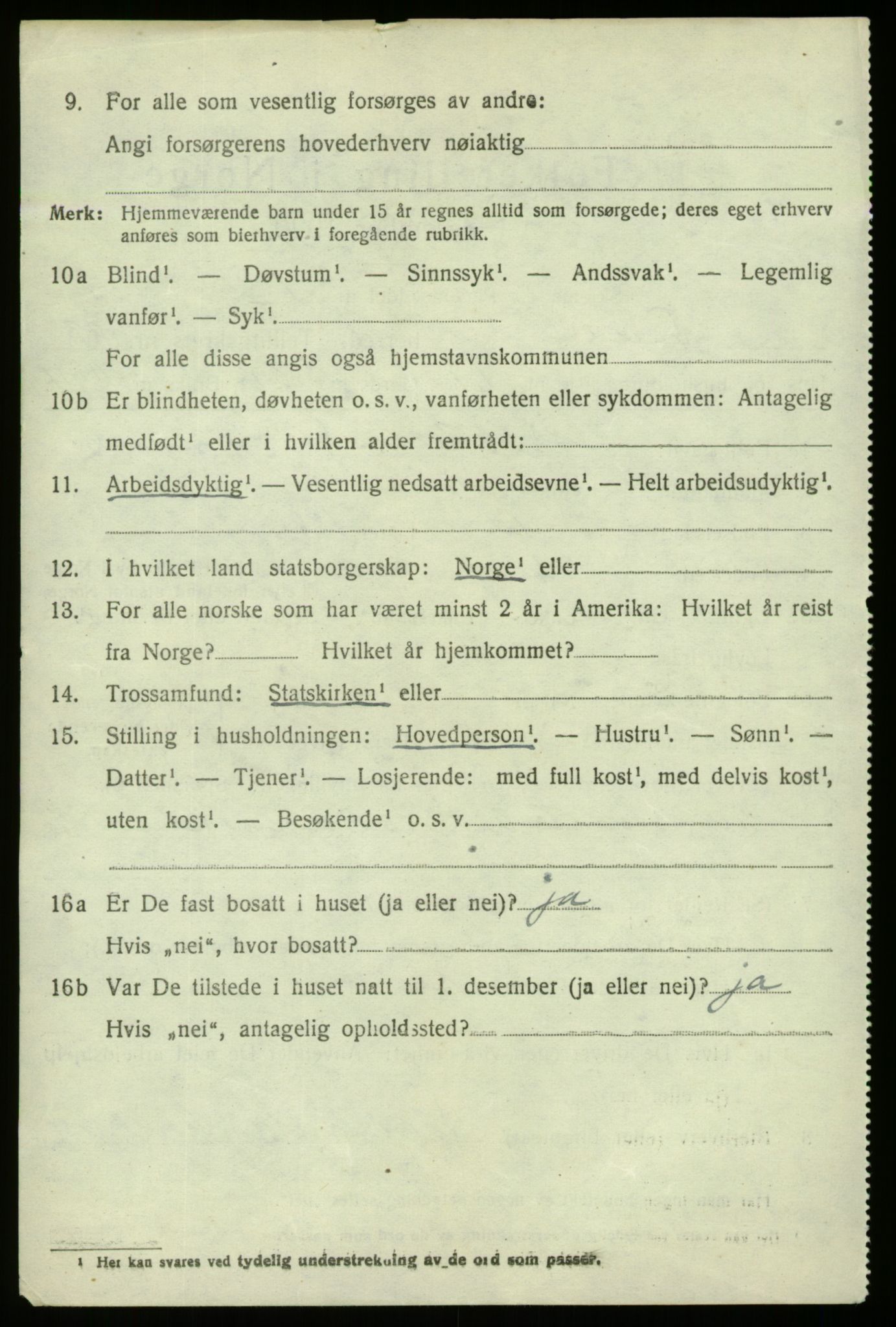 SAB, 1920 census for Fana, 1920, p. 26288