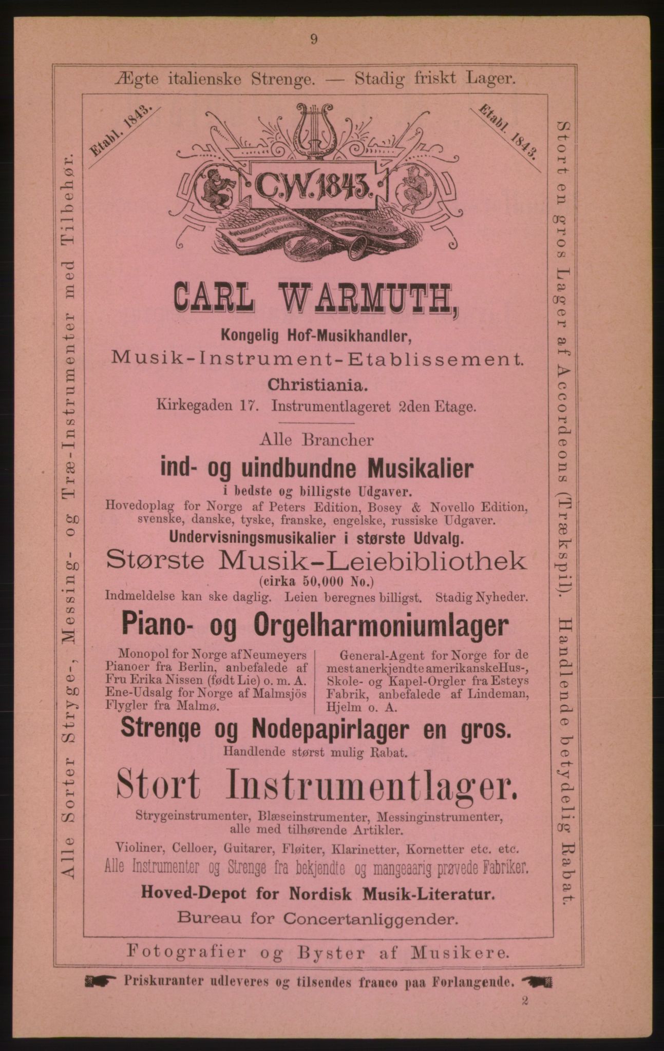 Kristiania/Oslo adressebok, PUBL/-, 1882, p. 9