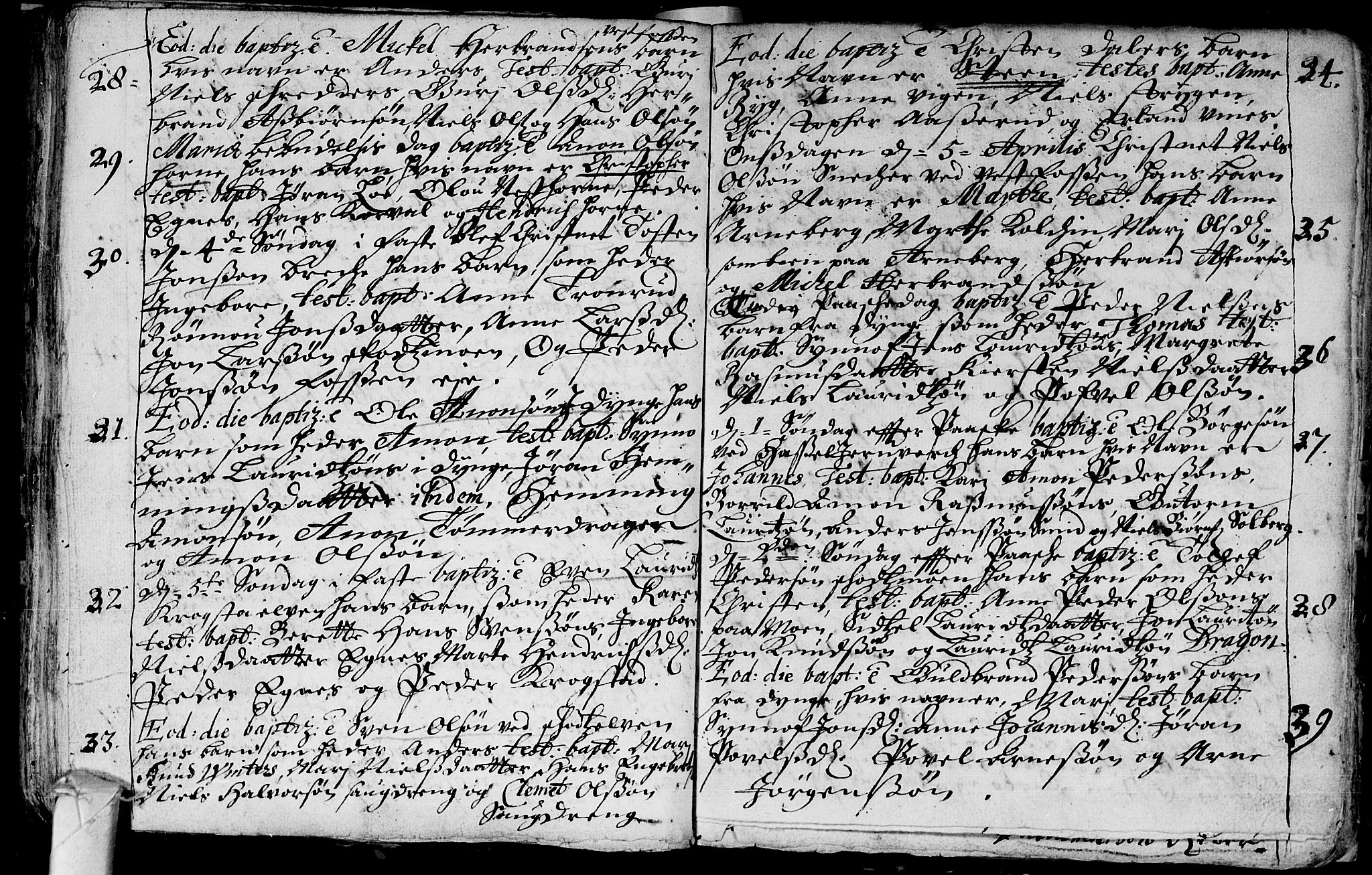 Eiker kirkebøker, AV/SAKO-A-4/F/Fa/L0001: Parish register (official) no. I 1 /1, 1683-1704