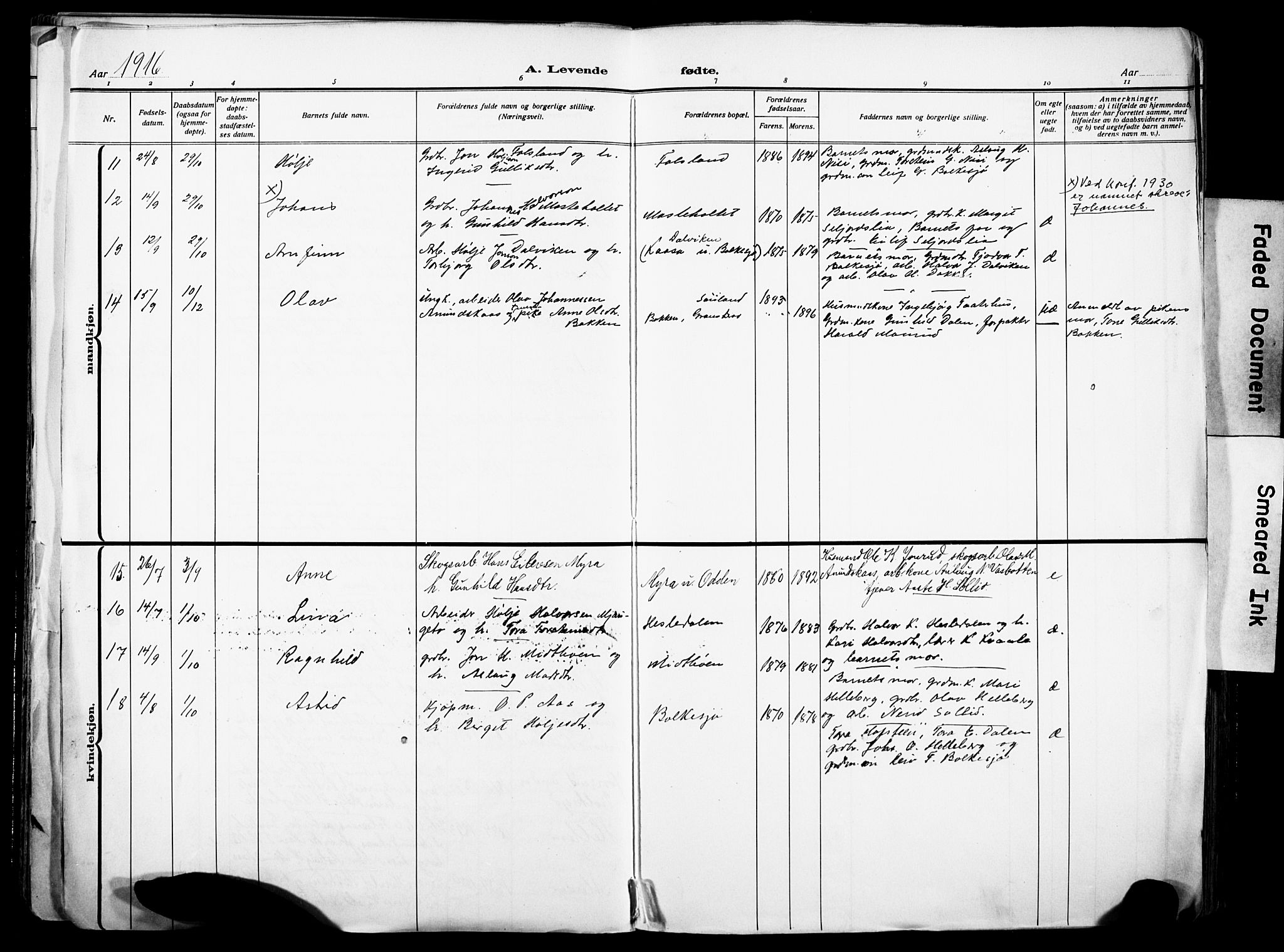 Gransherad kirkebøker, SAKO/A-267/F/Fa/L0005: Parish register (official) no. I 5, 1887-1916