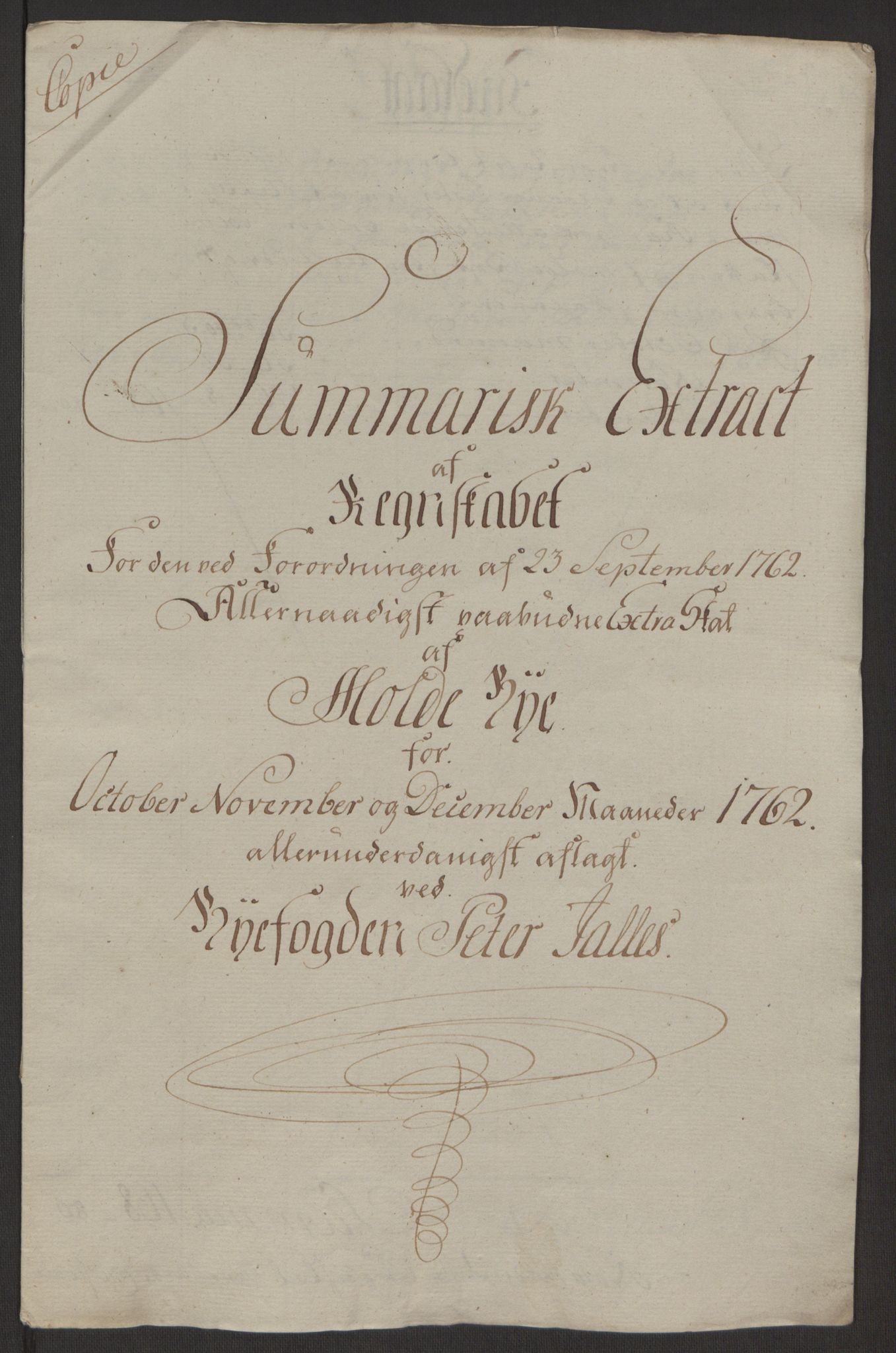 Rentekammeret inntil 1814, Reviderte regnskaper, Byregnskaper, AV/RA-EA-4066/R/Rq/L0487/0004: [Q1] Kontribusjonsregnskap / Ekstraskatt, 1762-1772, p. 6