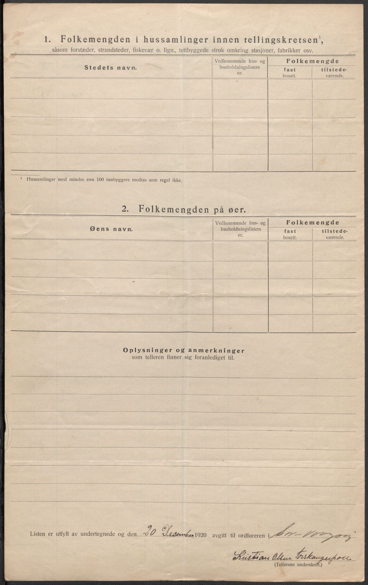 SAB, 1920 census for Sør-Vågsøy, 1920, p. 13