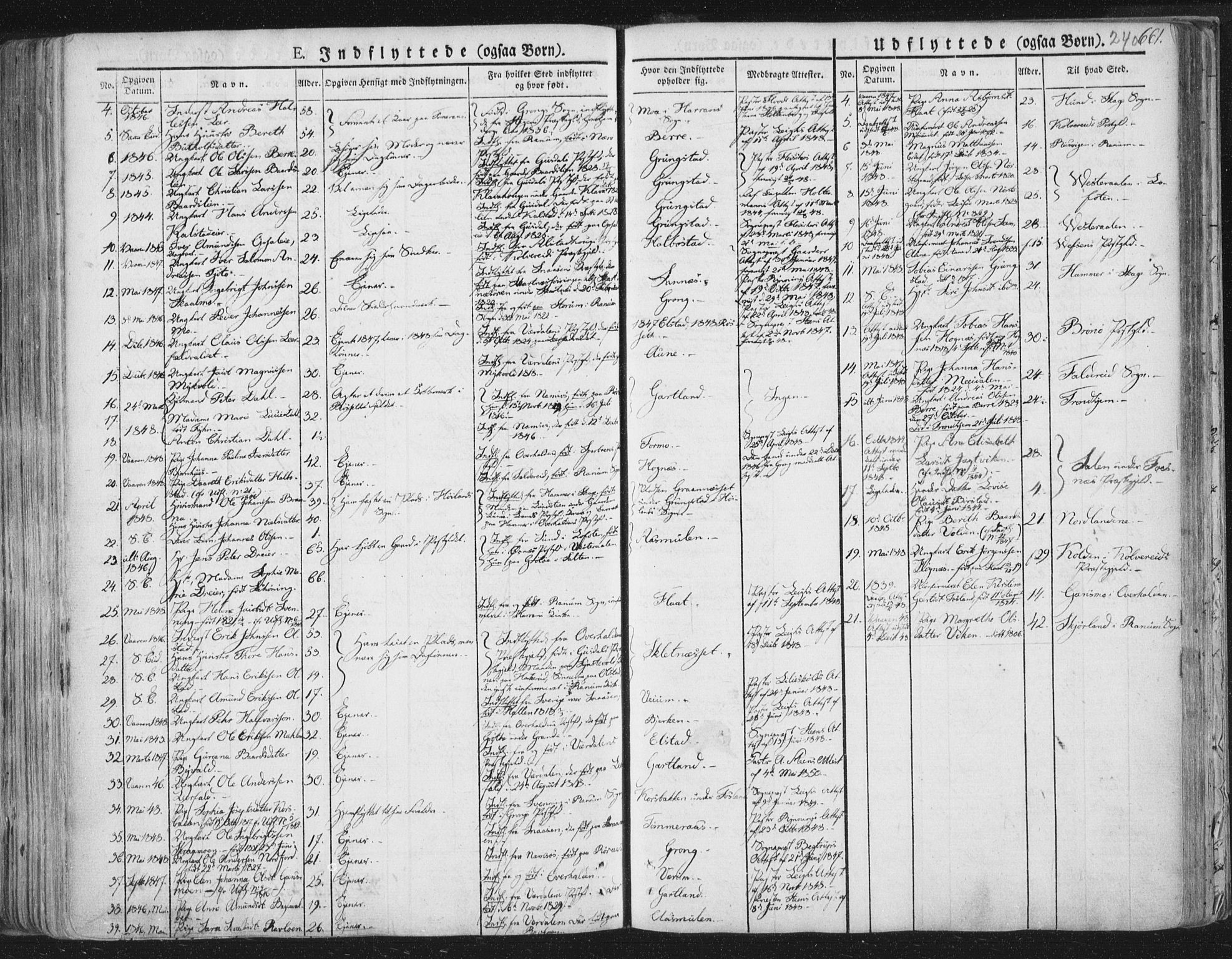 Ministerialprotokoller, klokkerbøker og fødselsregistre - Nord-Trøndelag, SAT/A-1458/758/L0513: Parish register (official) no. 758A02 /1, 1839-1868, p. 240