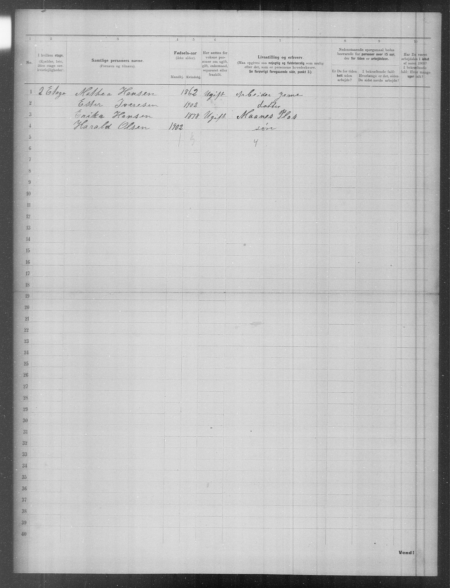 OBA, Municipal Census 1903 for Kristiania, 1903, p. 8620