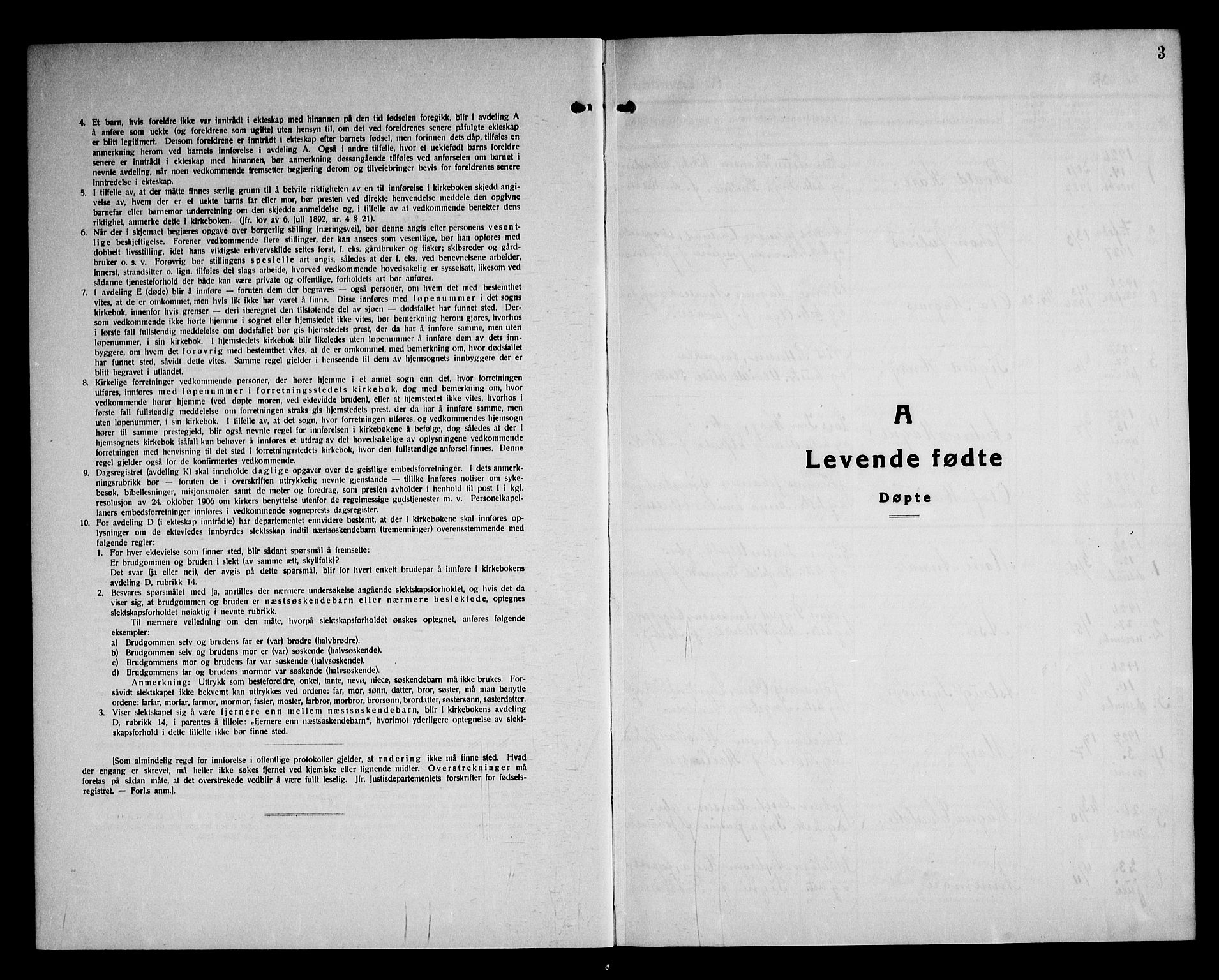 Rødenes prestekontor Kirkebøker, AV/SAO-A-2005/G/Ga/L0004: Parish register (copy) no. I 4, 1927-1946, p. 3