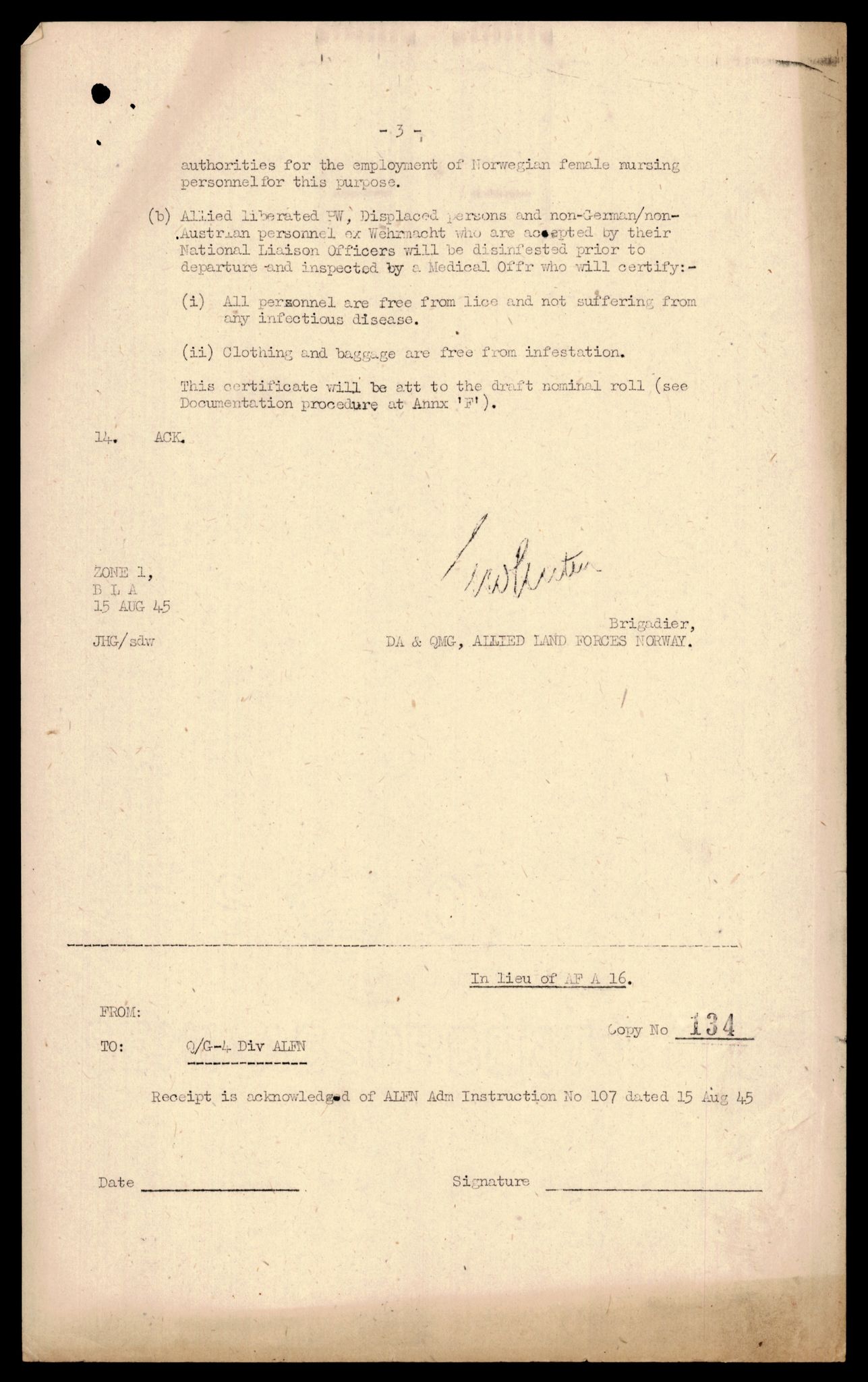 Forsvarets Overkommando. 2 kontor. Arkiv 11.4. Spredte tyske arkivsaker, AV/RA-RAFA-7031/D/Dar/Darc/L0015: FO.II, 1945-1946, p. 5