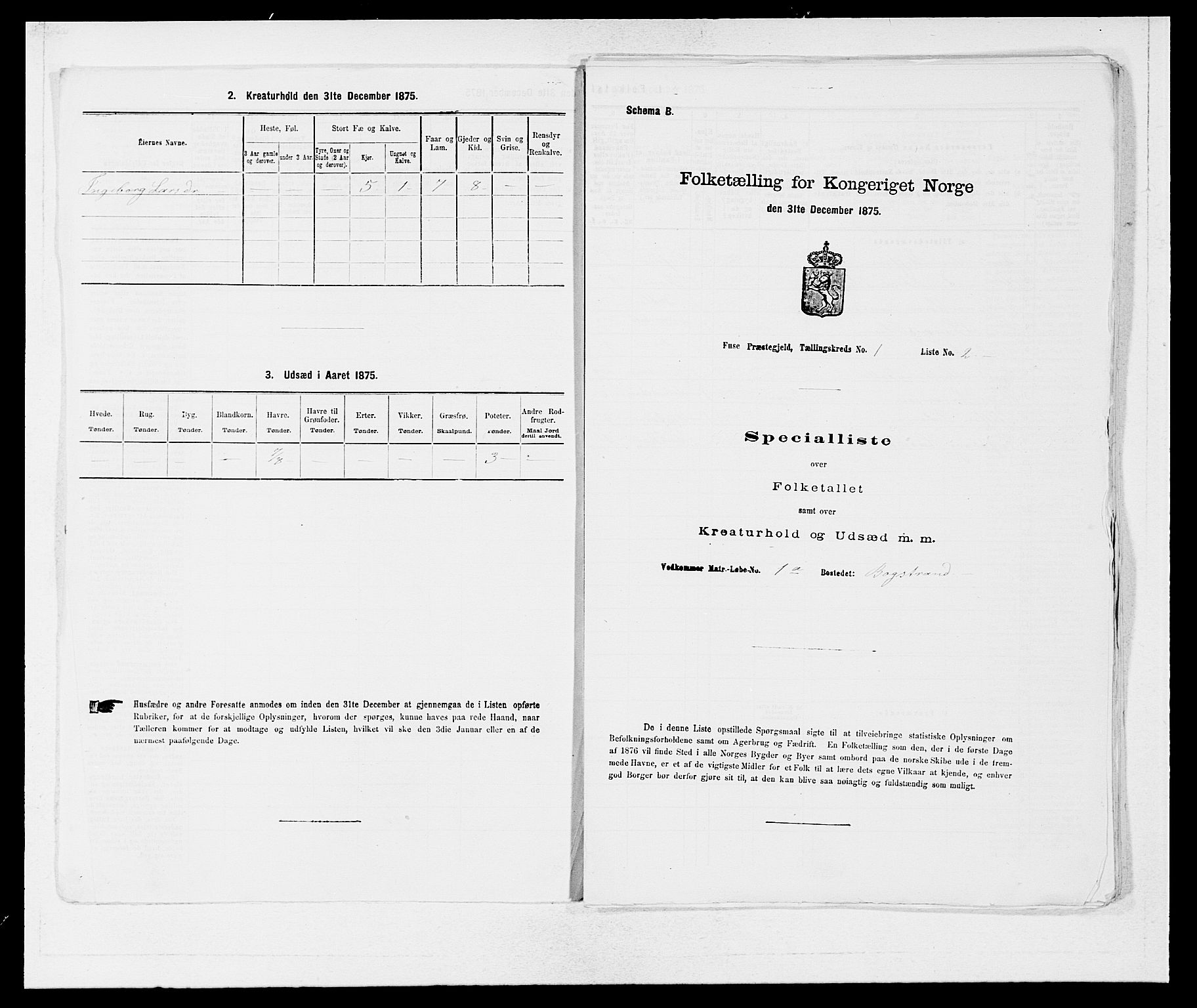 SAB, 1875 census for 1241P Fusa, 1875, p. 33