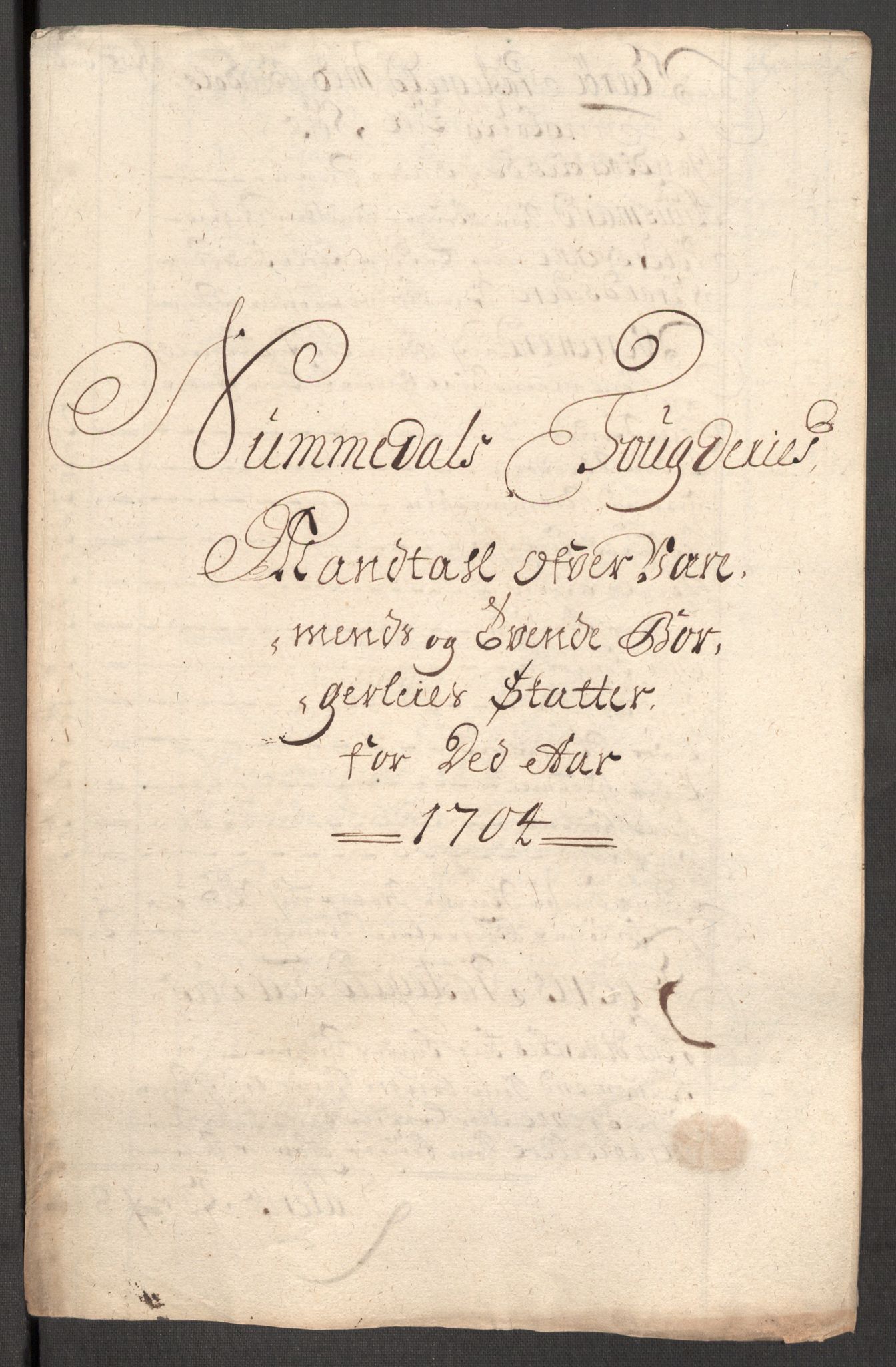 Rentekammeret inntil 1814, Reviderte regnskaper, Fogderegnskap, RA/EA-4092/R64/L4428: Fogderegnskap Namdal, 1703-1704, p. 280