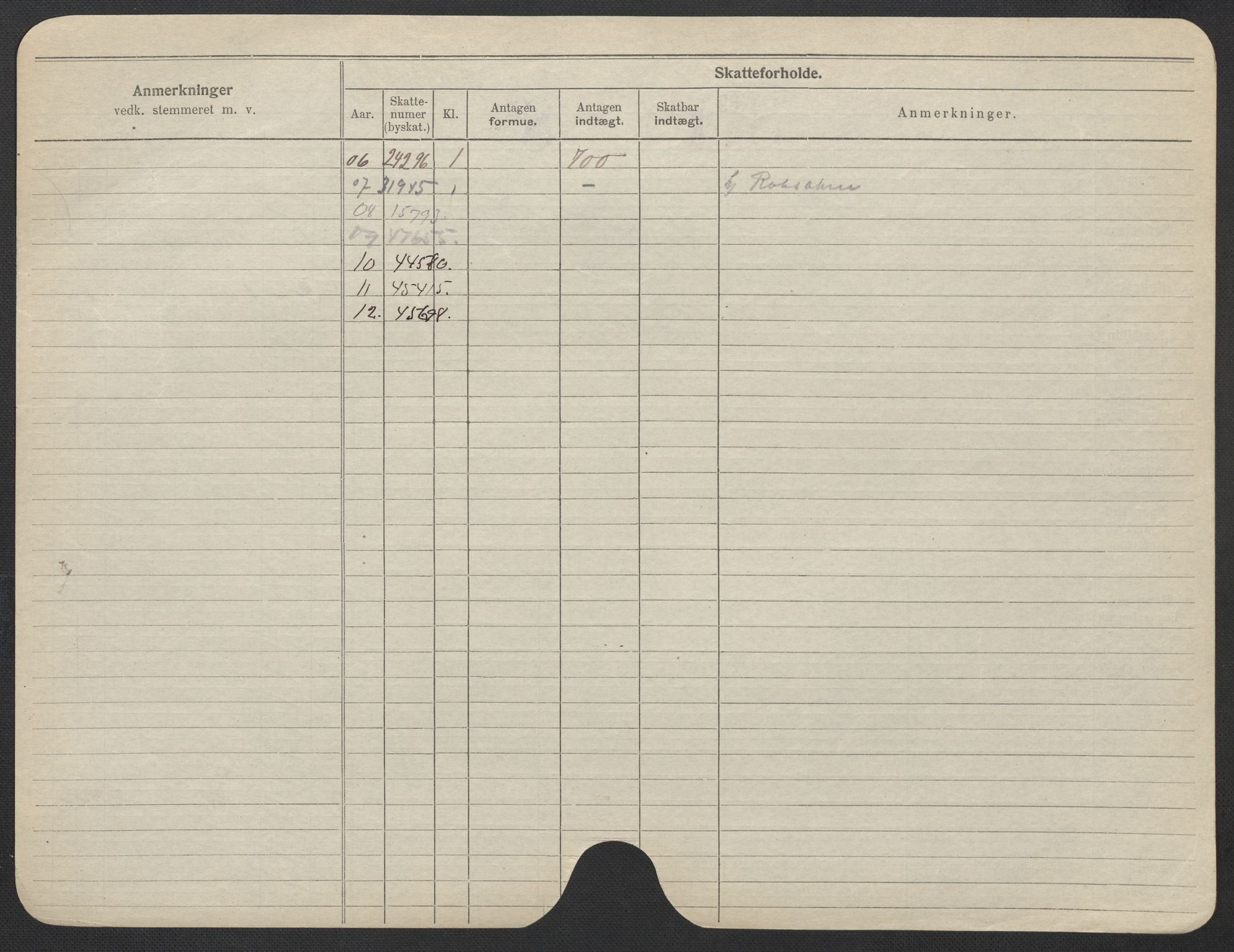 Oslo folkeregister, Registerkort, AV/SAO-A-11715/F/Fa/Fac/L0025: Kvinner, 1906-1914, p. 1175b