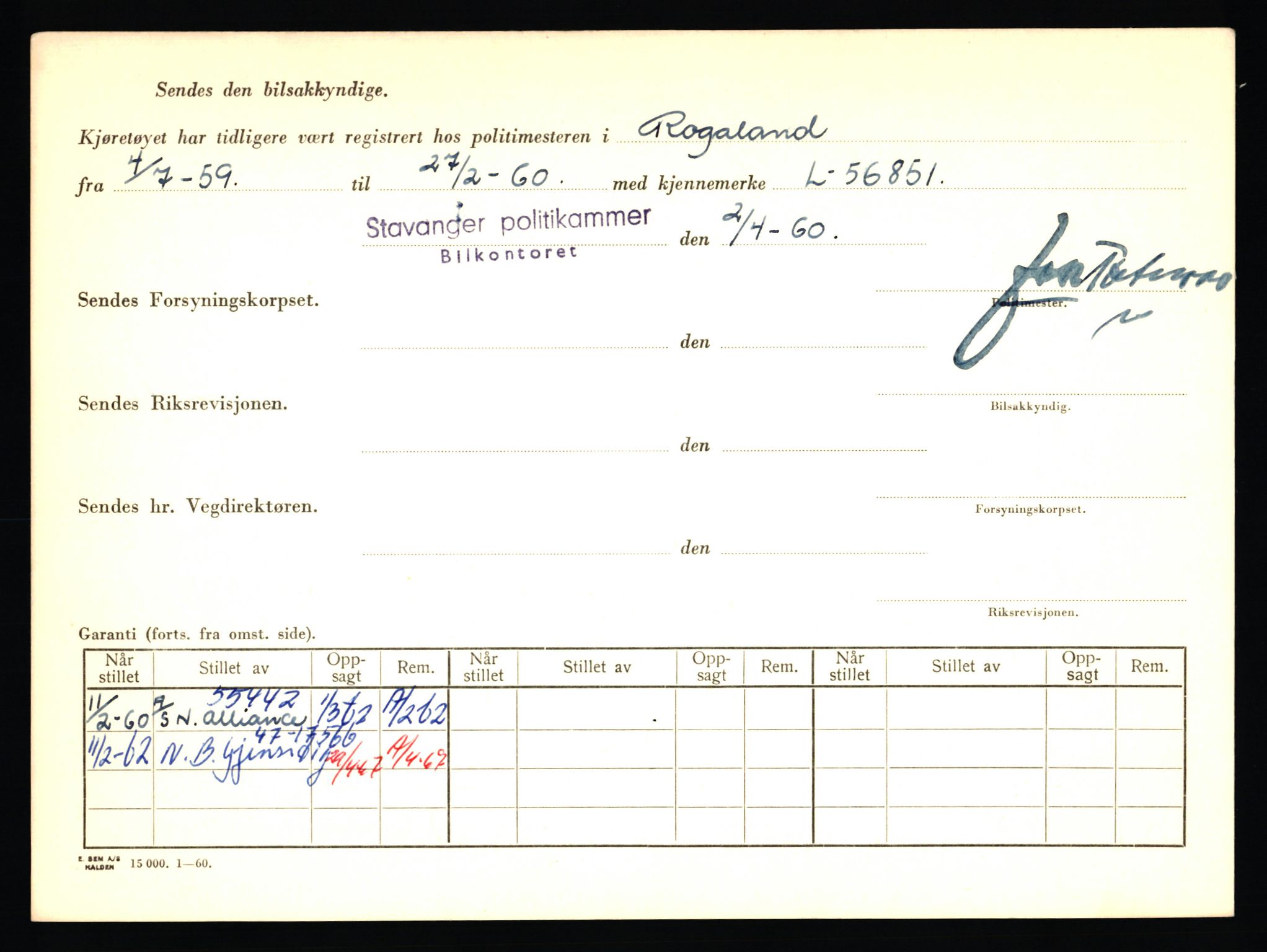 Stavanger trafikkstasjon, AV/SAST-A-101942/0/F/L0011: L-3700 - L-4199, 1930-1971, p. 296