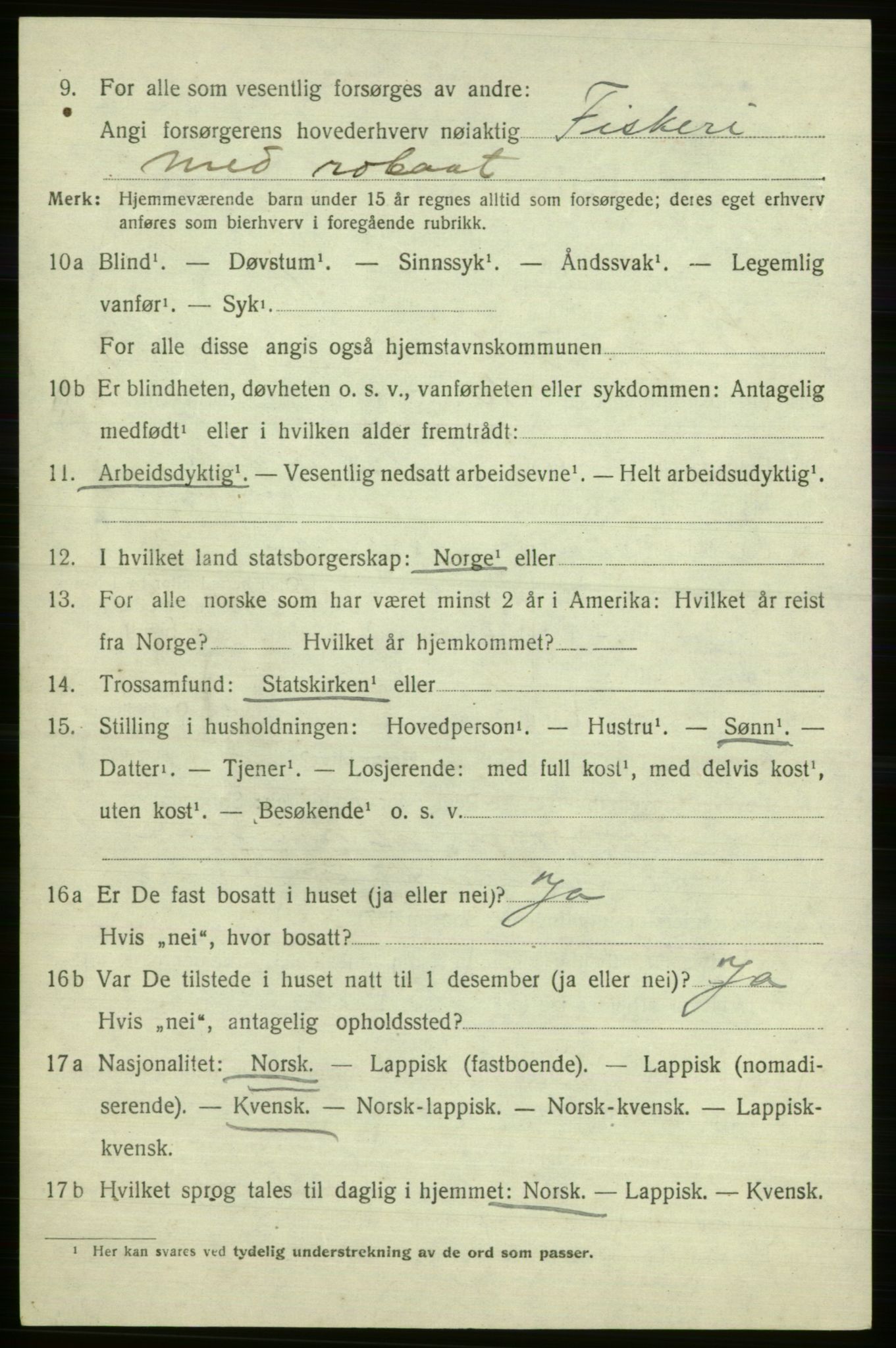 SATØ, 1920 census for Sørøysund rural district, 1920, p. 2947