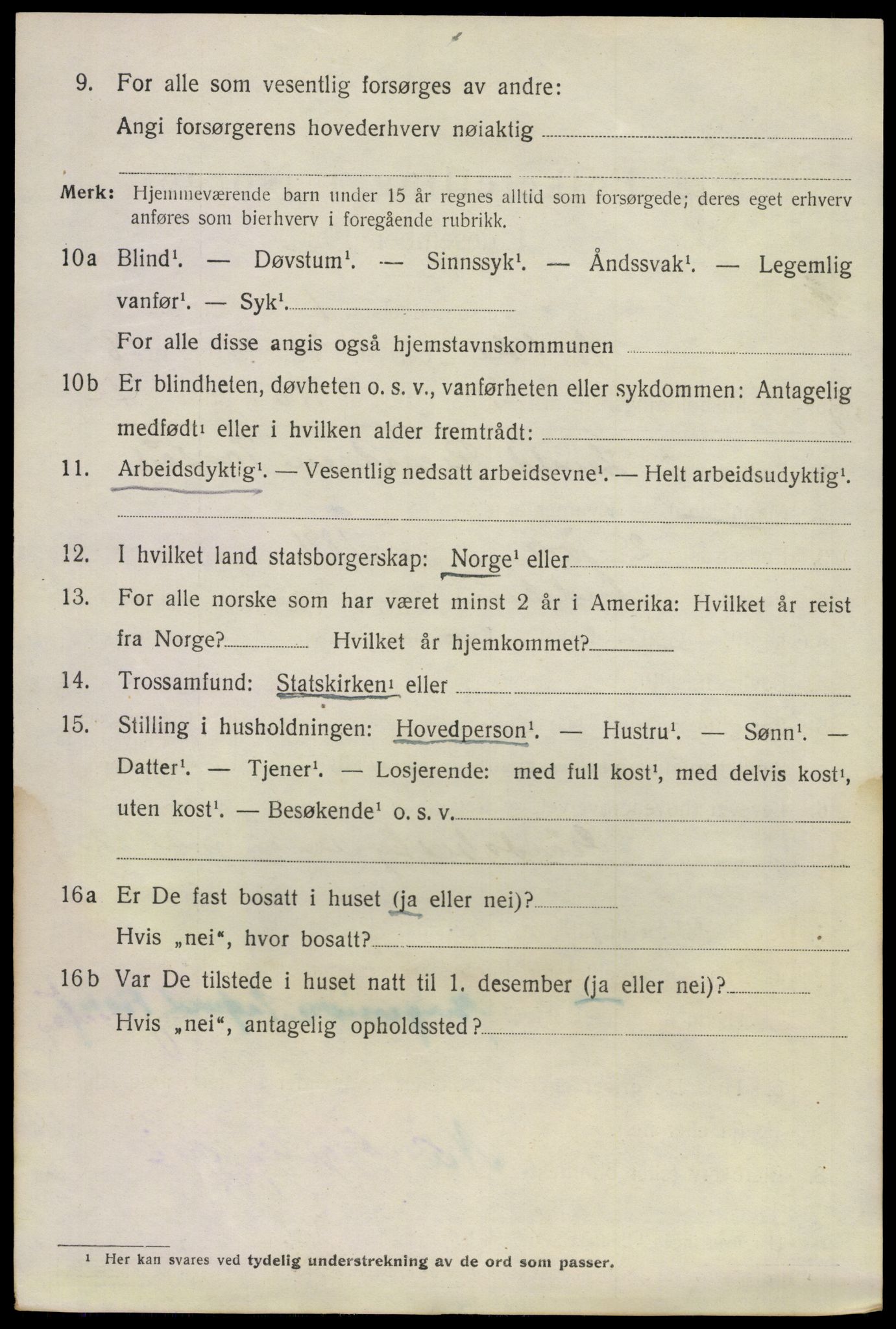 SAKO, 1920 census for Stokke, 1920, p. 9313