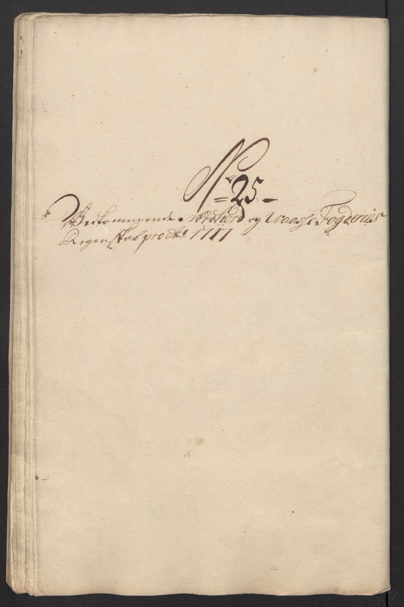 Rentekammeret inntil 1814, Reviderte regnskaper, Fogderegnskap, AV/RA-EA-4092/R51/L3201: Fogderegnskap Nordhordland og Voss, 1717, p. 167