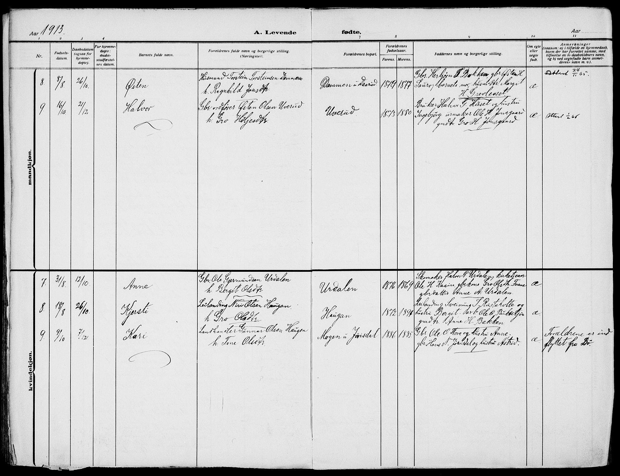 Gransherad kirkebøker, SAKO/A-267/F/Fb/L0005: Parish register (official) no. II 5, 1887-1916