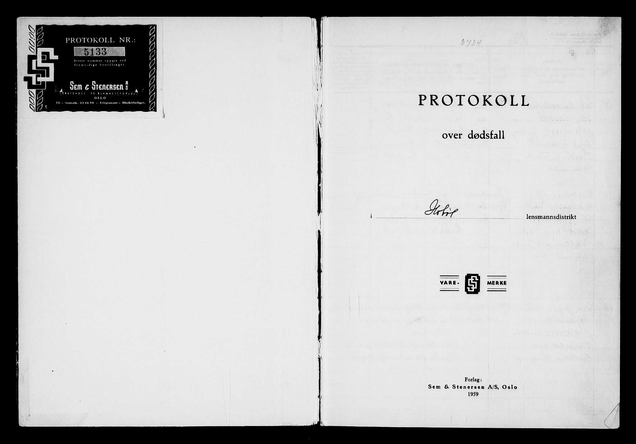 Hobøl lensmannskontor, AV/SAO-A-10002/H/Ha/Haa/L0005: Dødsfallsprotokoll, 1960-1970