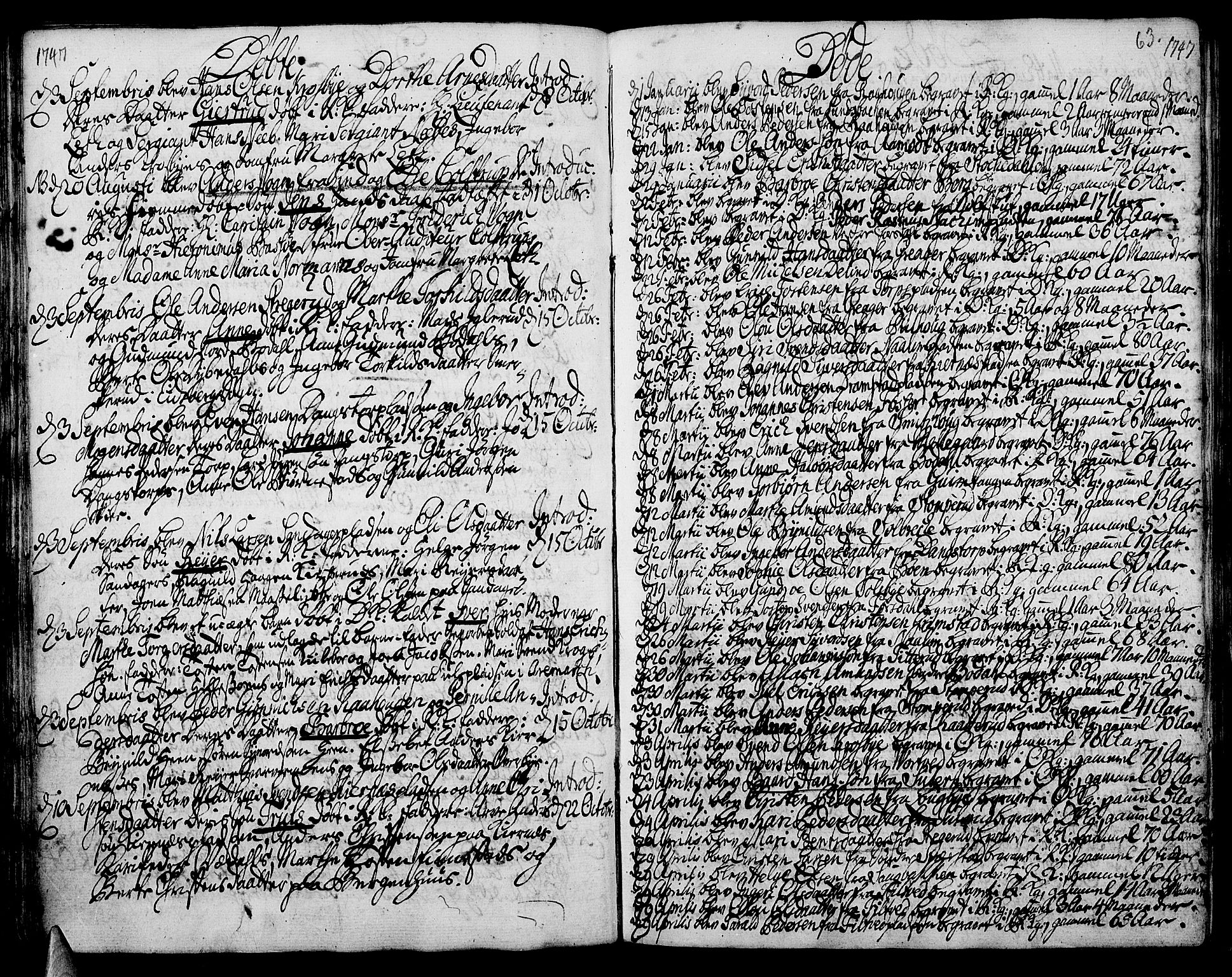 Rakkestad prestekontor Kirkebøker, AV/SAO-A-2008/F/Fa/L0002: Parish register (official) no. I 2, 1741-1751, p. 63