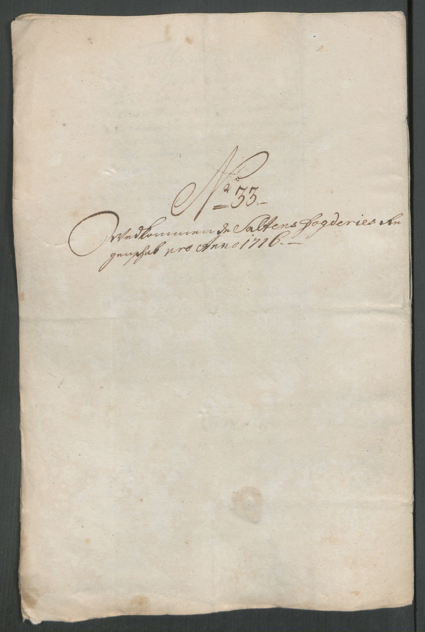 Rentekammeret inntil 1814, Reviderte regnskaper, Fogderegnskap, AV/RA-EA-4092/R66/L4586: Fogderegnskap Salten, 1716, p. 230