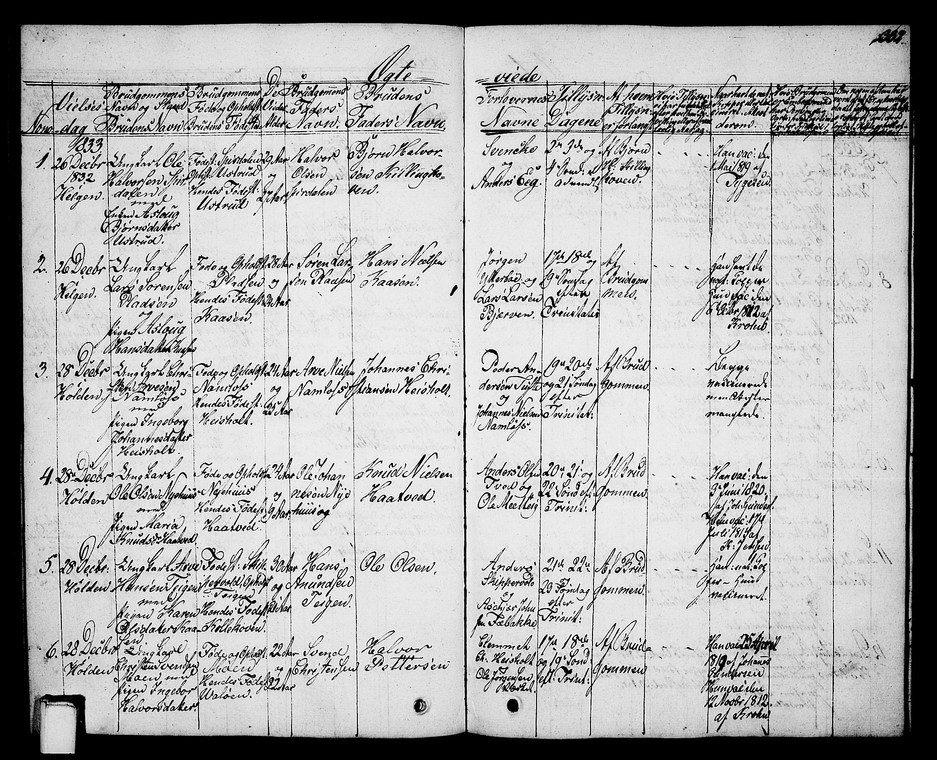 Holla kirkebøker, SAKO/A-272/G/Ga/L0002: Parish register (copy) no. I 2, 1830-1848, p. 332