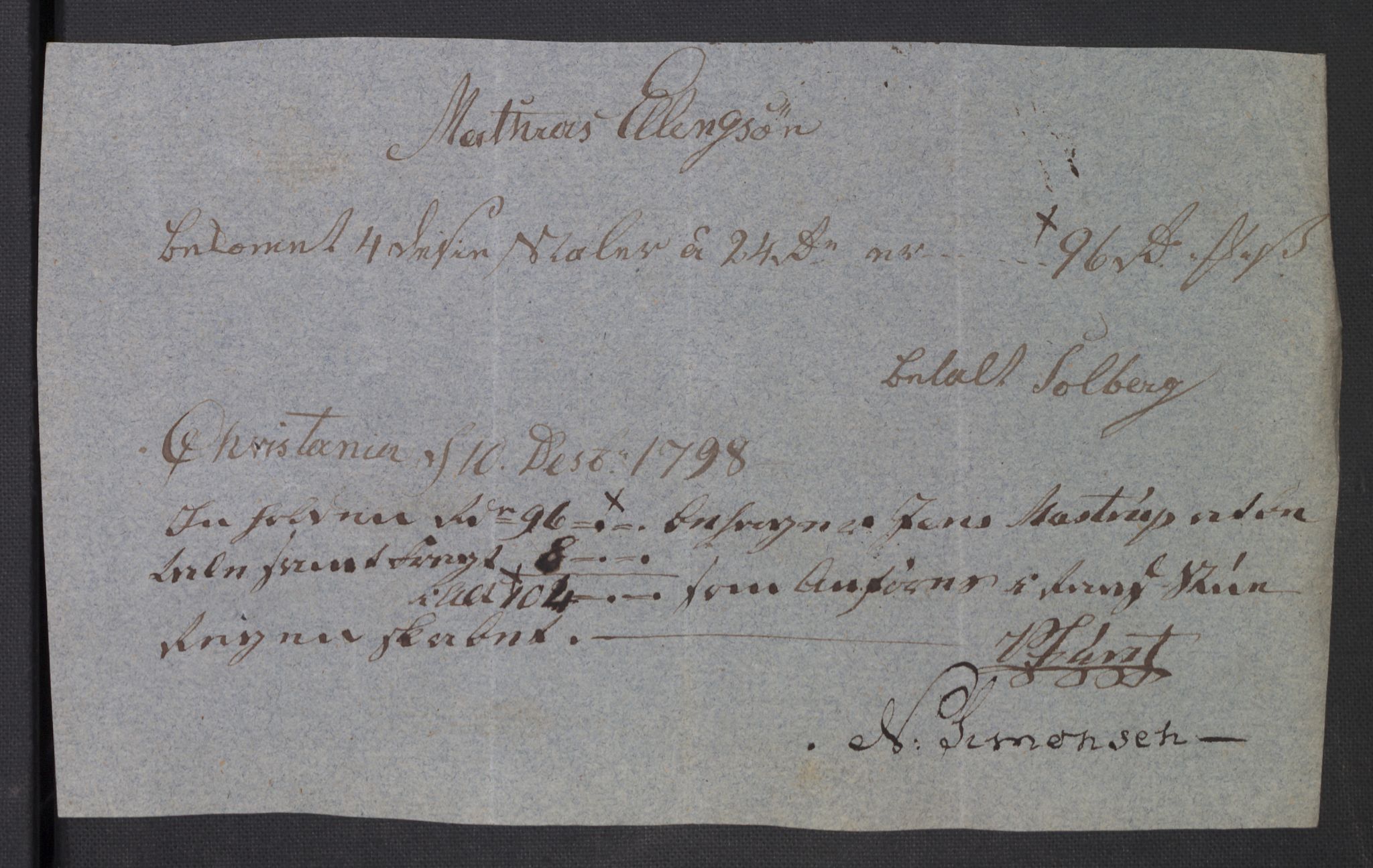 Danske Kanselli 1800-1814, AV/RA-EA-3024/K/Kk/Kka/Kkac/L0235: Kjøpstadregnskap Øster Risør, 1796-1800, p. 447